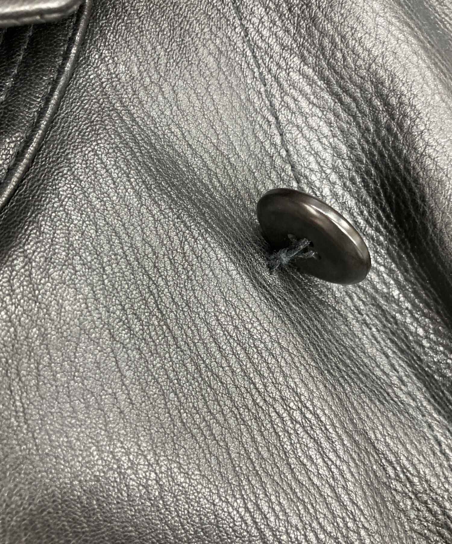 Nautica 牛革レザーカーコート 38サイズ 黒 中古・古着通販】NAUTICA (ノーティカ) ダブルレザーカーコート