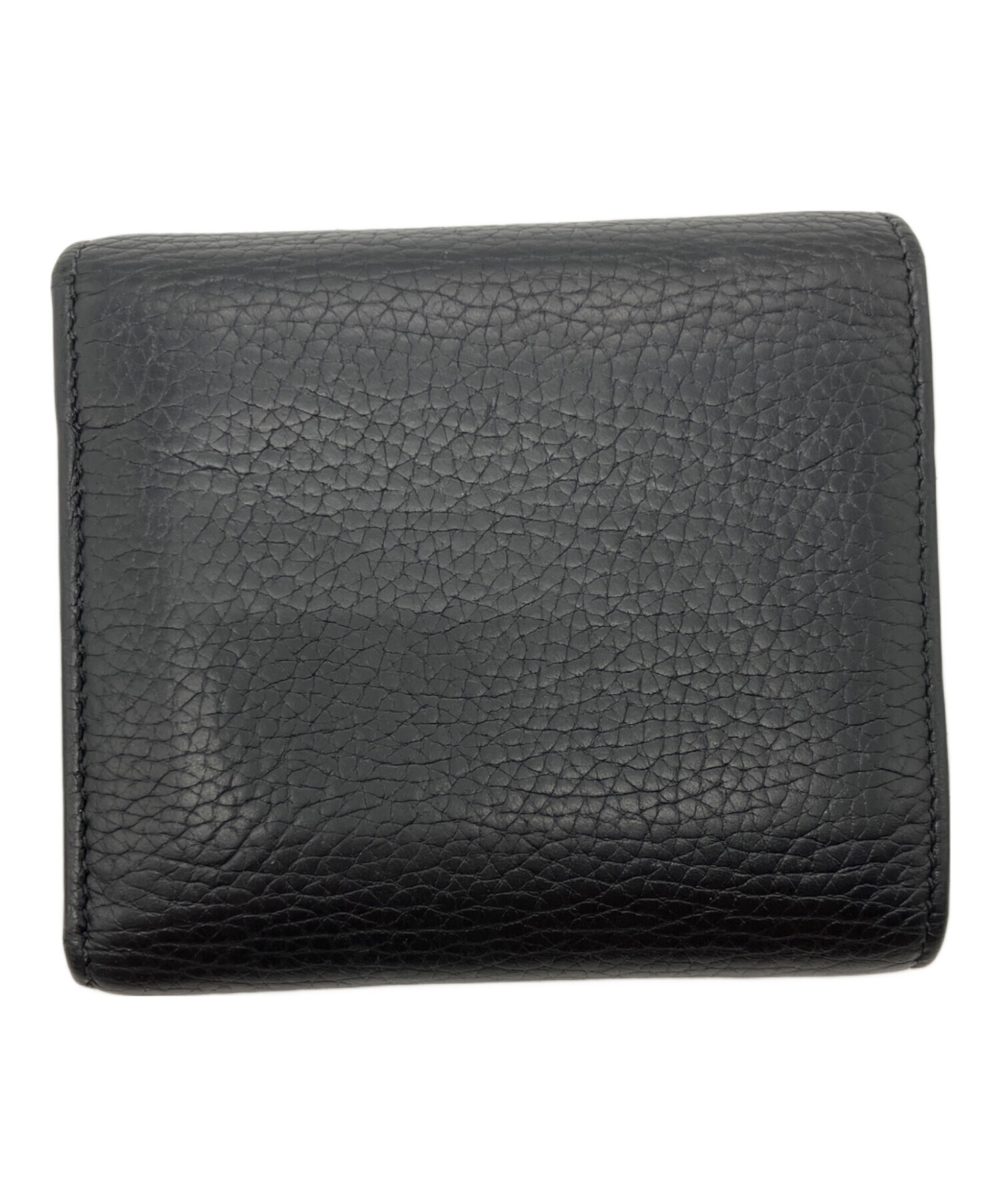 新品未使用品大人気GUCCl 正規品 3つ折り財布　レザー　PVC 中古・古着通販】GUCCI (グッチ) 3つ折り財布 ブラック｜ブランド