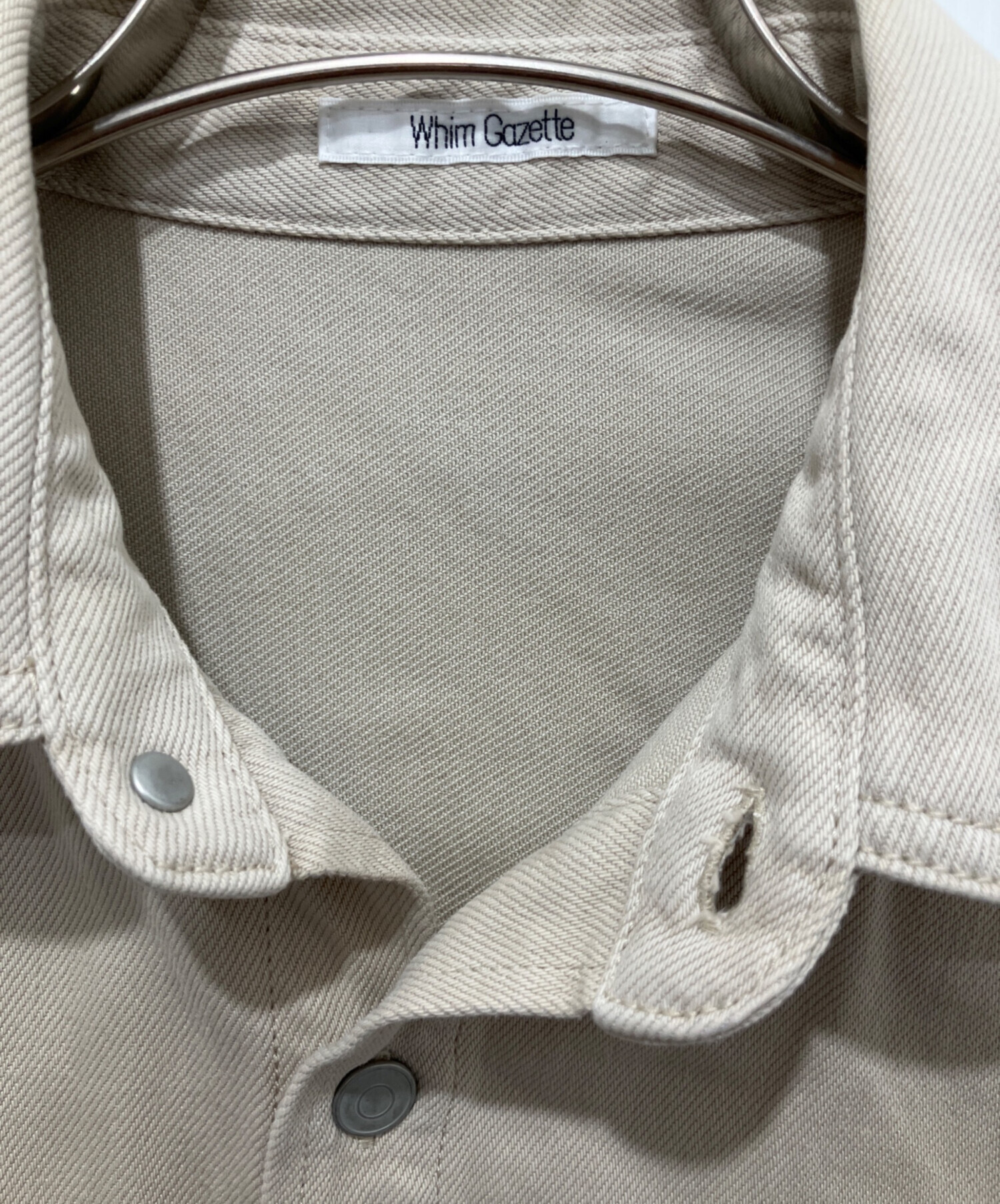 中古・古着通販】Whim Gazette (ウィムガゼット) ドロップデニムシャツ 