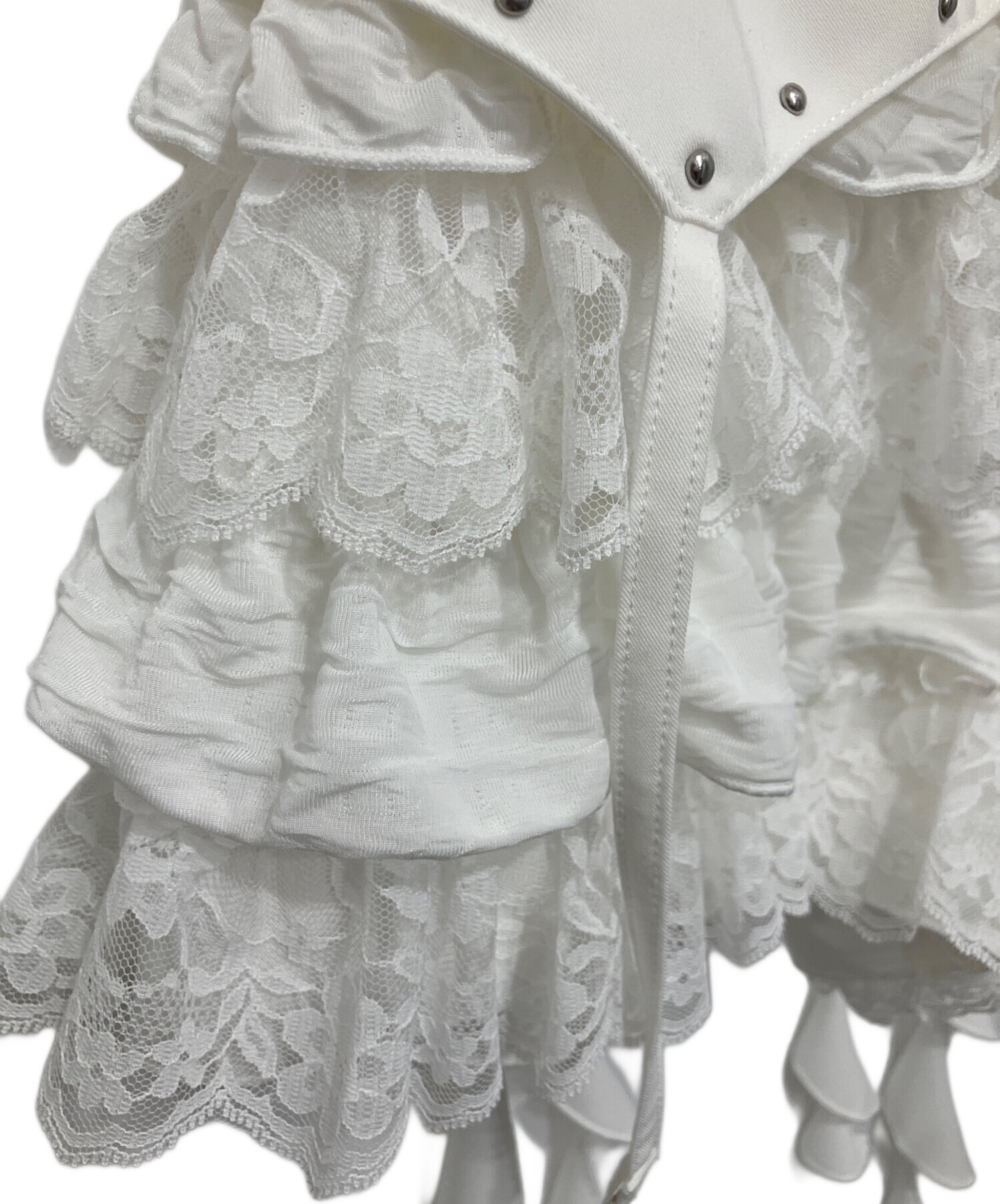 中古・古着通販】dim moire (ディムモアール) Fallen Frillショート