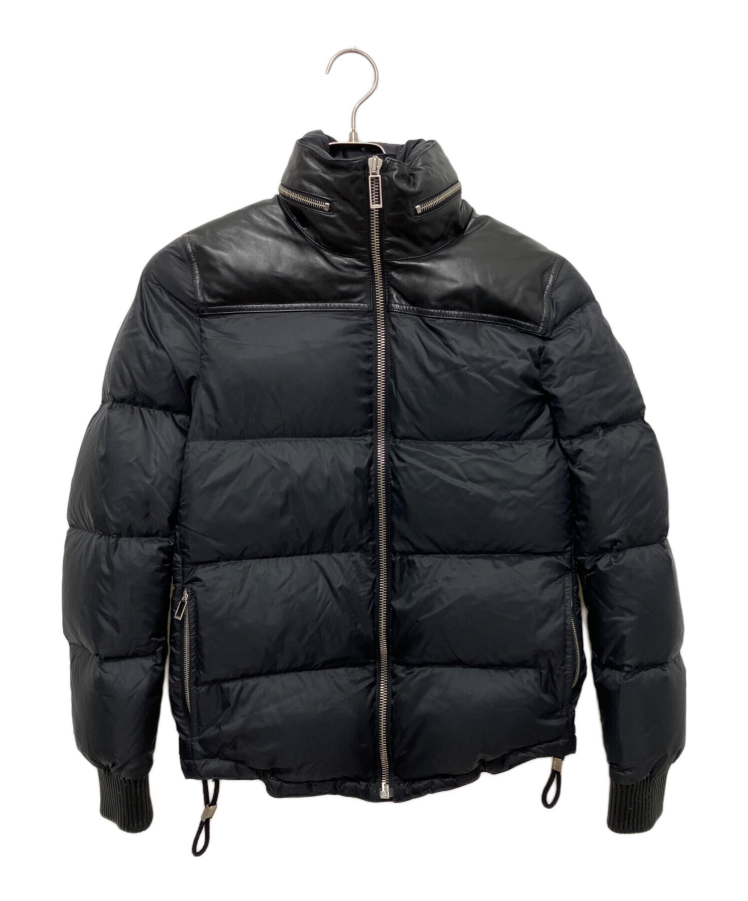 中古・古着通販】Dior Homme (ディオール オム) ラムレザー切替ダウン