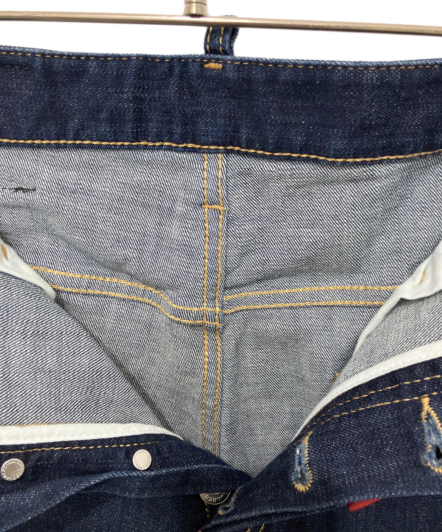 中古・古着通販】DSQUARED2 (ディースクエアード) レザーパッチ デニム
