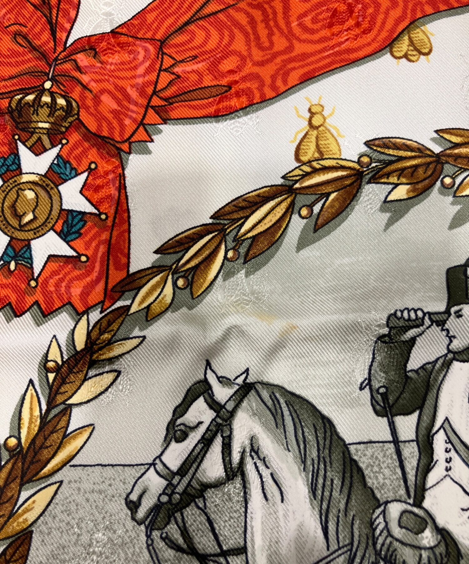 中古・古着通販】HERMES (エルメス) NAPOLEON シルクスカーフ グリーン