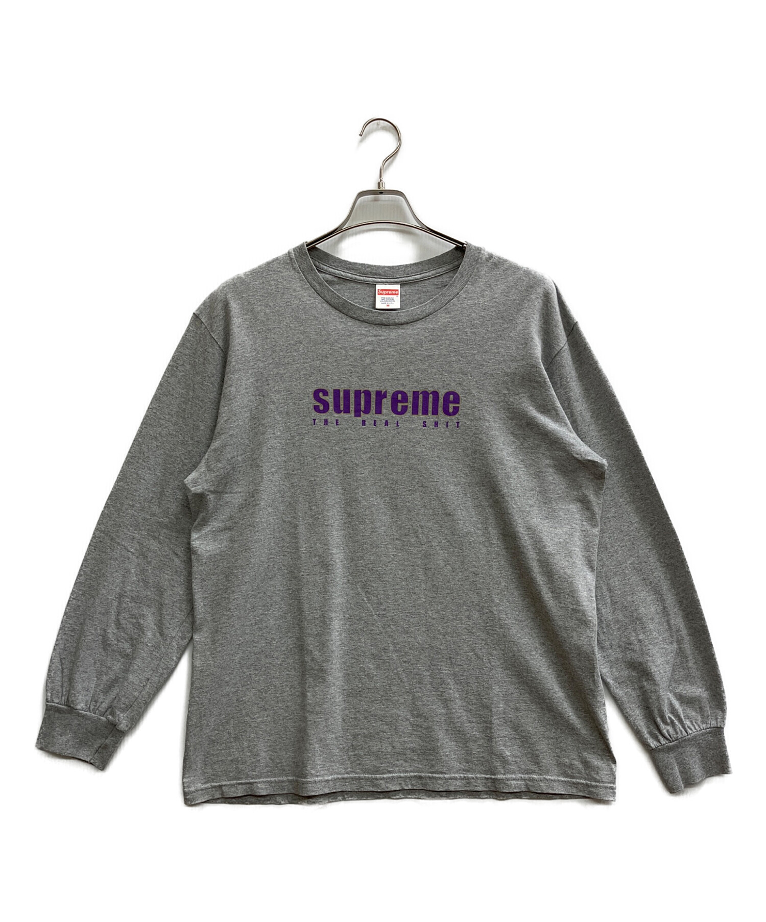 中古・古着通販】Supreme (シュプリーム) 長袖カットソー グレー