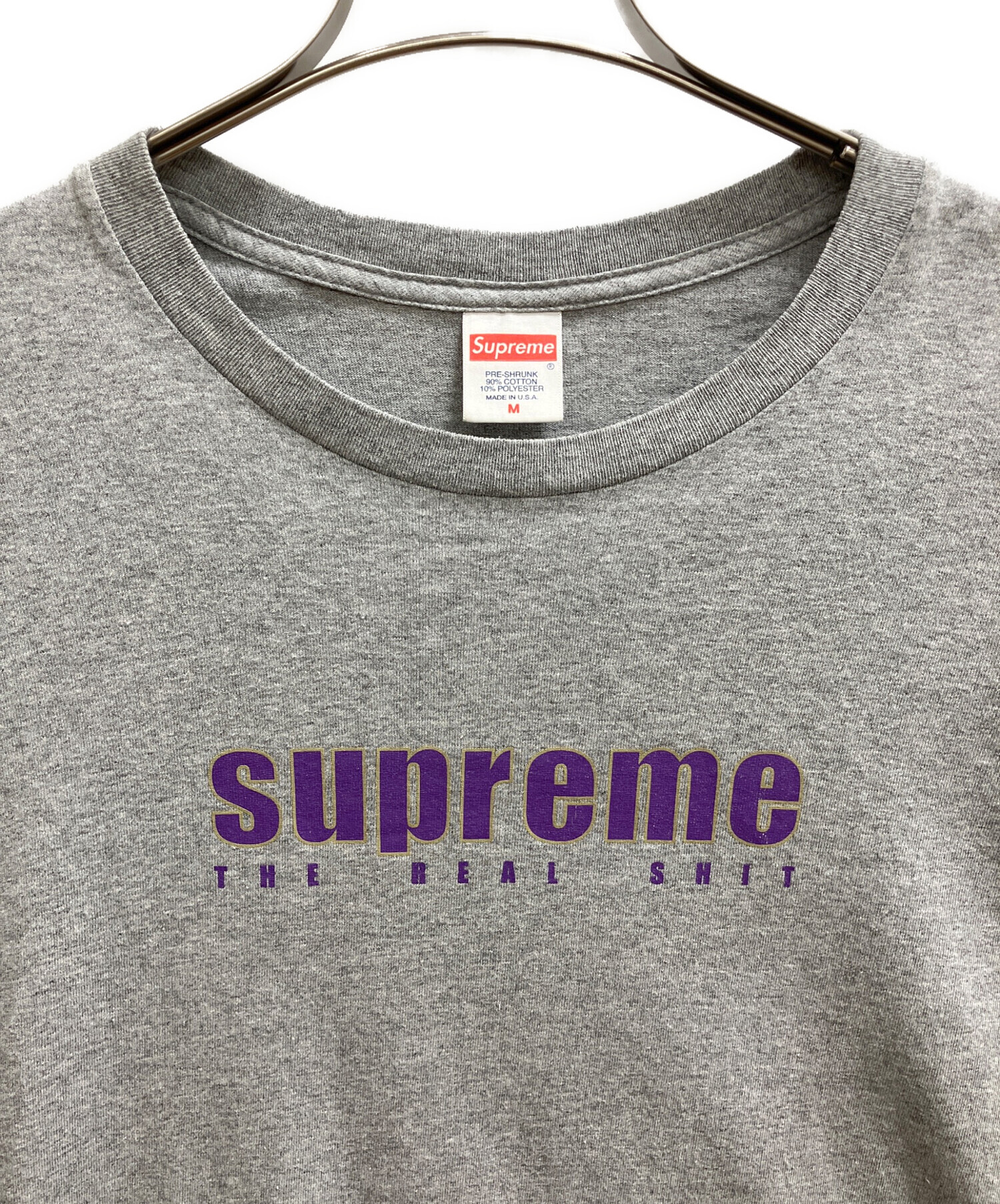 中古・古着通販】Supreme (シュプリーム) 長袖カットソー グレー