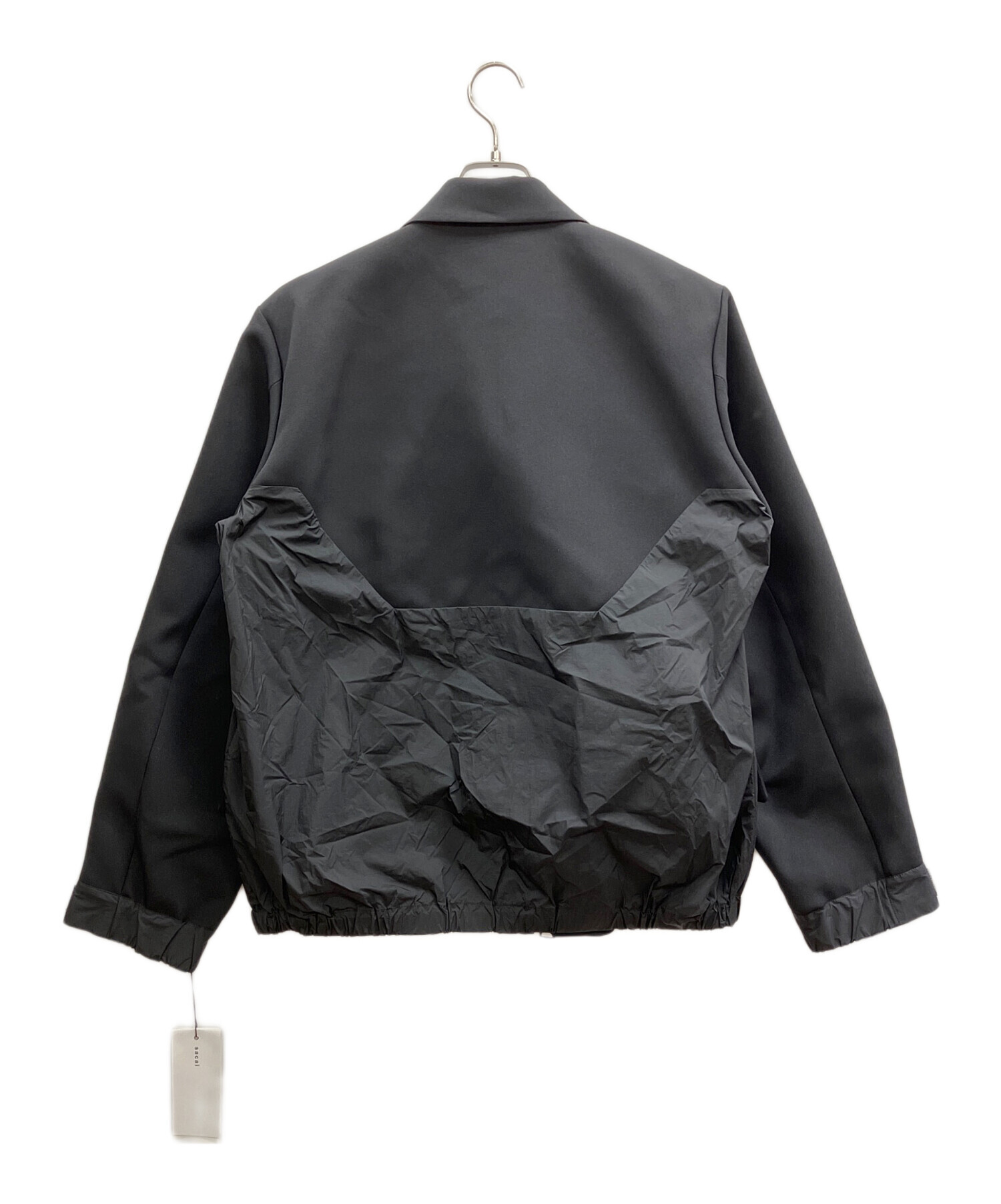 中古・古着通販】sacai (サカイ) Matelasse Twill Mix Jacket ブラック