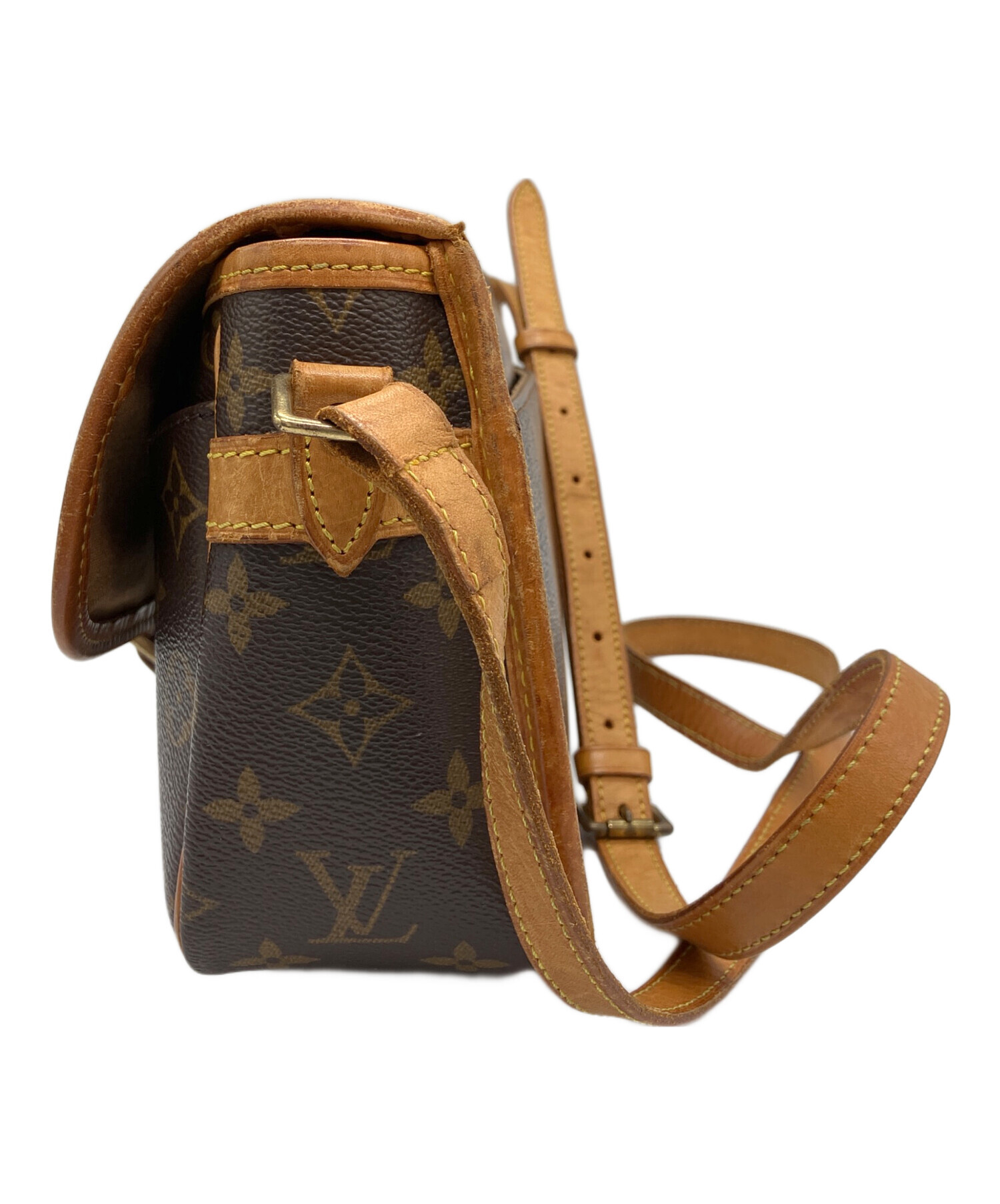 美品 Louis Vuitton ブラウンショルダーバッグ 中古・古着通販】LOUIS VUITTON (ルイ ヴィトン) ショルダーバッグ