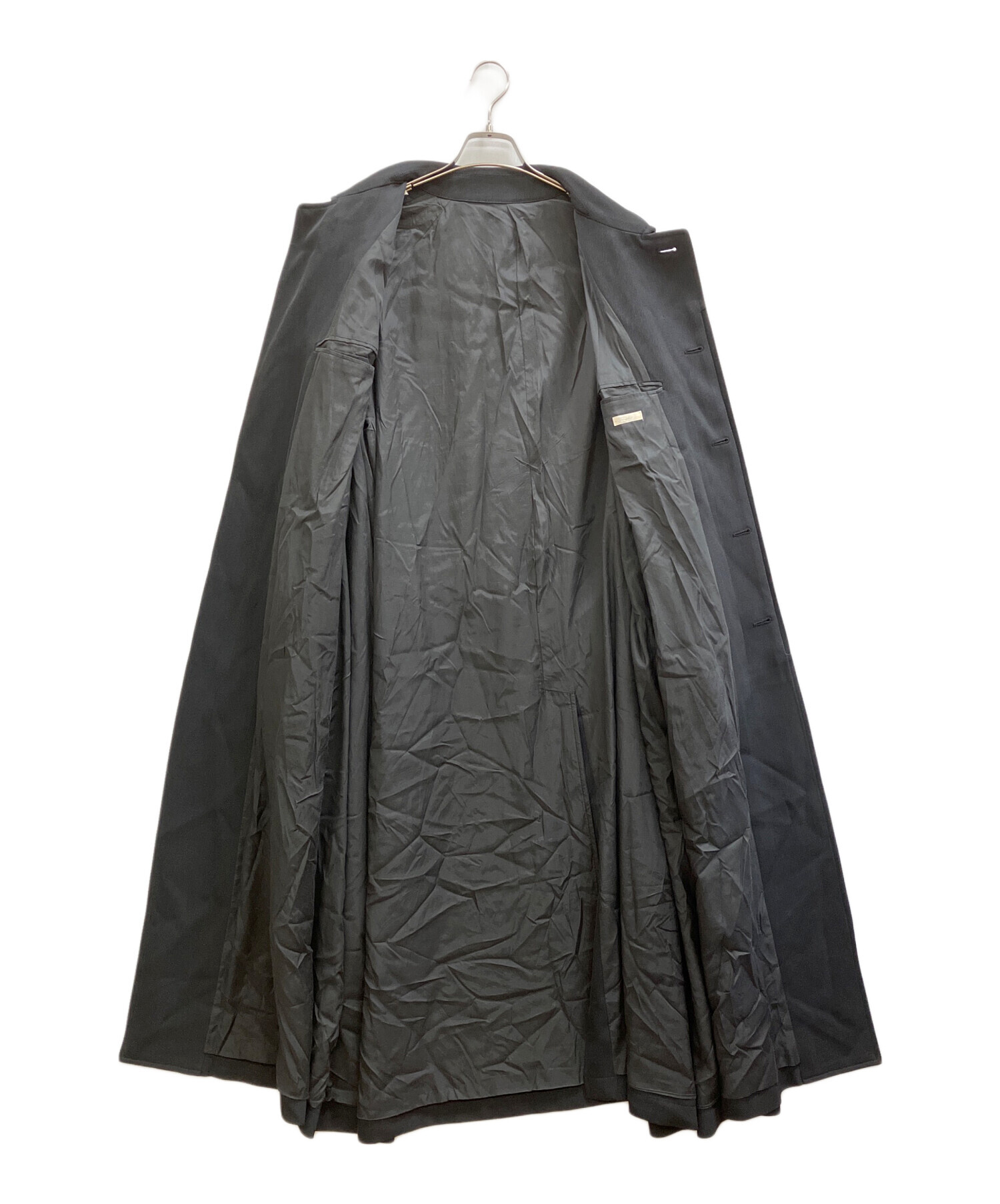 中古・古着通販】LIDnM (リドム) T/W KERSEY BALMACAAN COAT ブラック