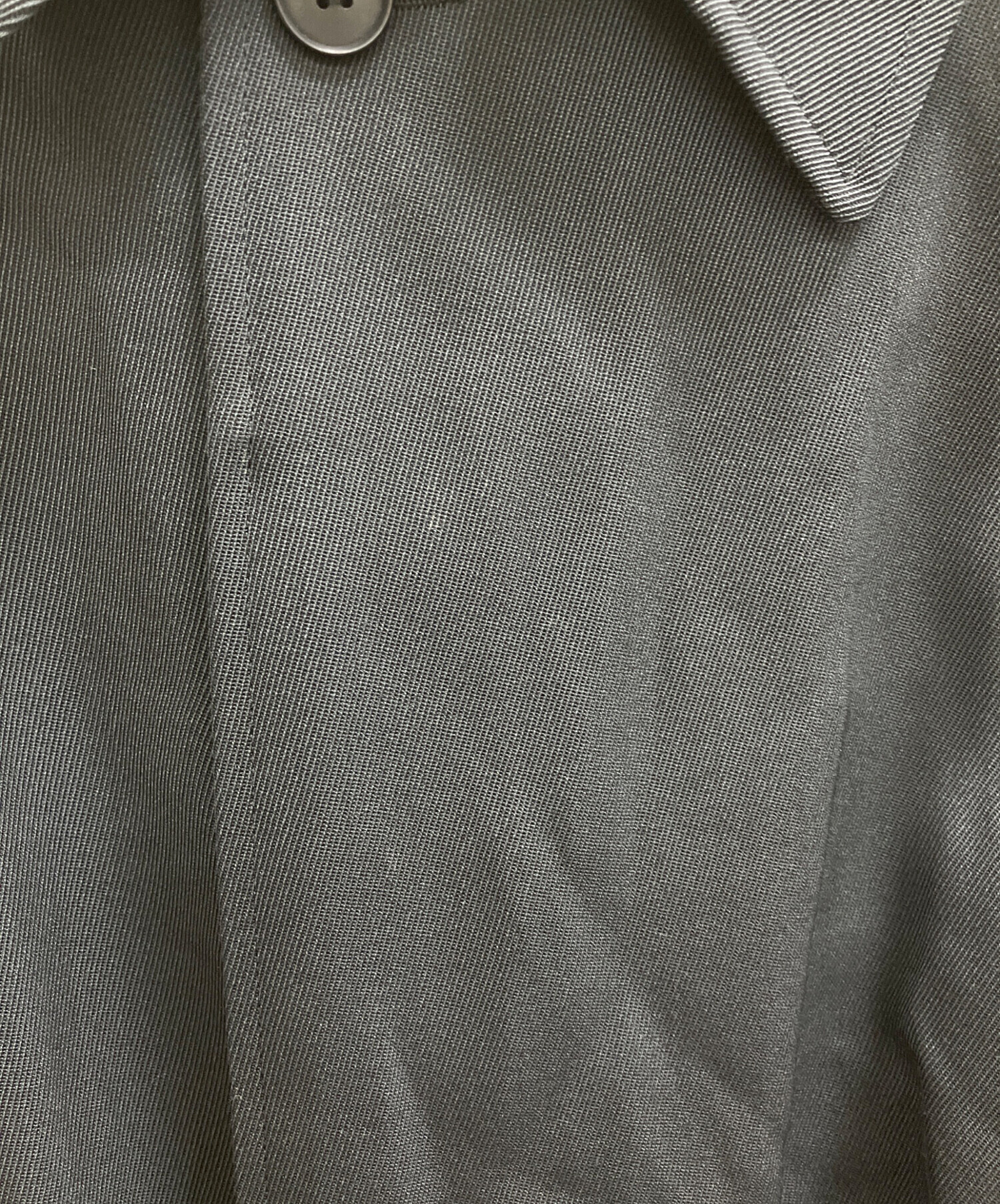 中古・古着通販】LIDnM (リドム) T/W KERSEY BALMACAAN COAT ブラック