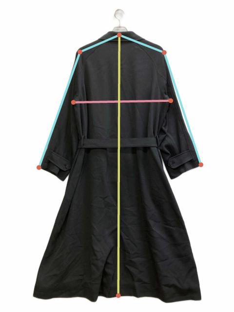 中古・古着通販】LIDnM (リドム) T/W KERSEY BALMACAAN COAT ブラック