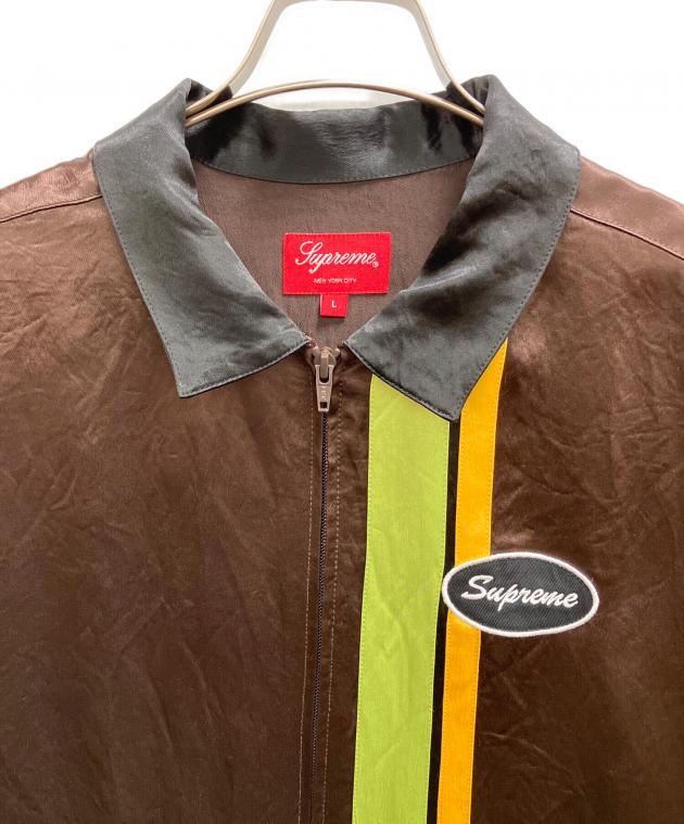 中古・古着通販】Supreme (シュプリーム) SATIN ZIP UP WORK SHIRT