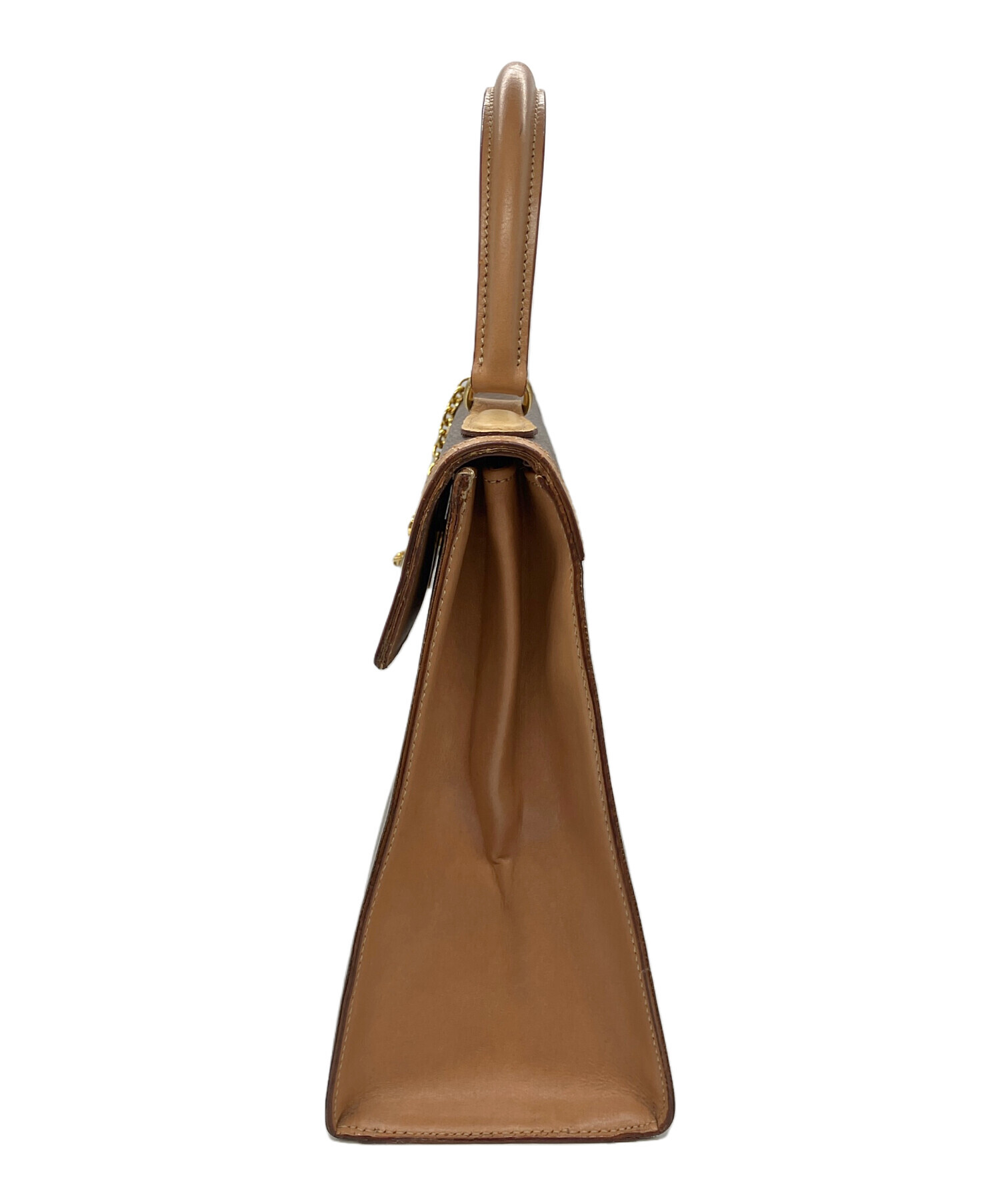 中古・古着通販】CELINE (セリーヌ) マカダム柄ハンドバッグ ベージュ