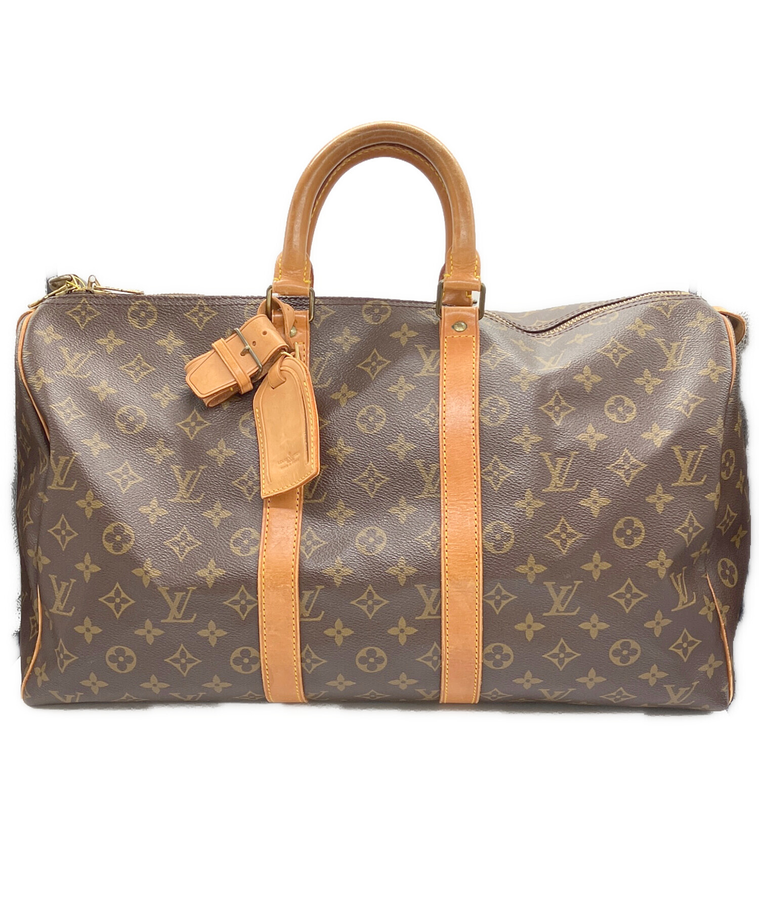 Louis Vuitton ボストンバッグ ダークブラウン　45 中古・古着通販】LOUIS VUITTON (ルイ ヴィトン) ボストンバッグ