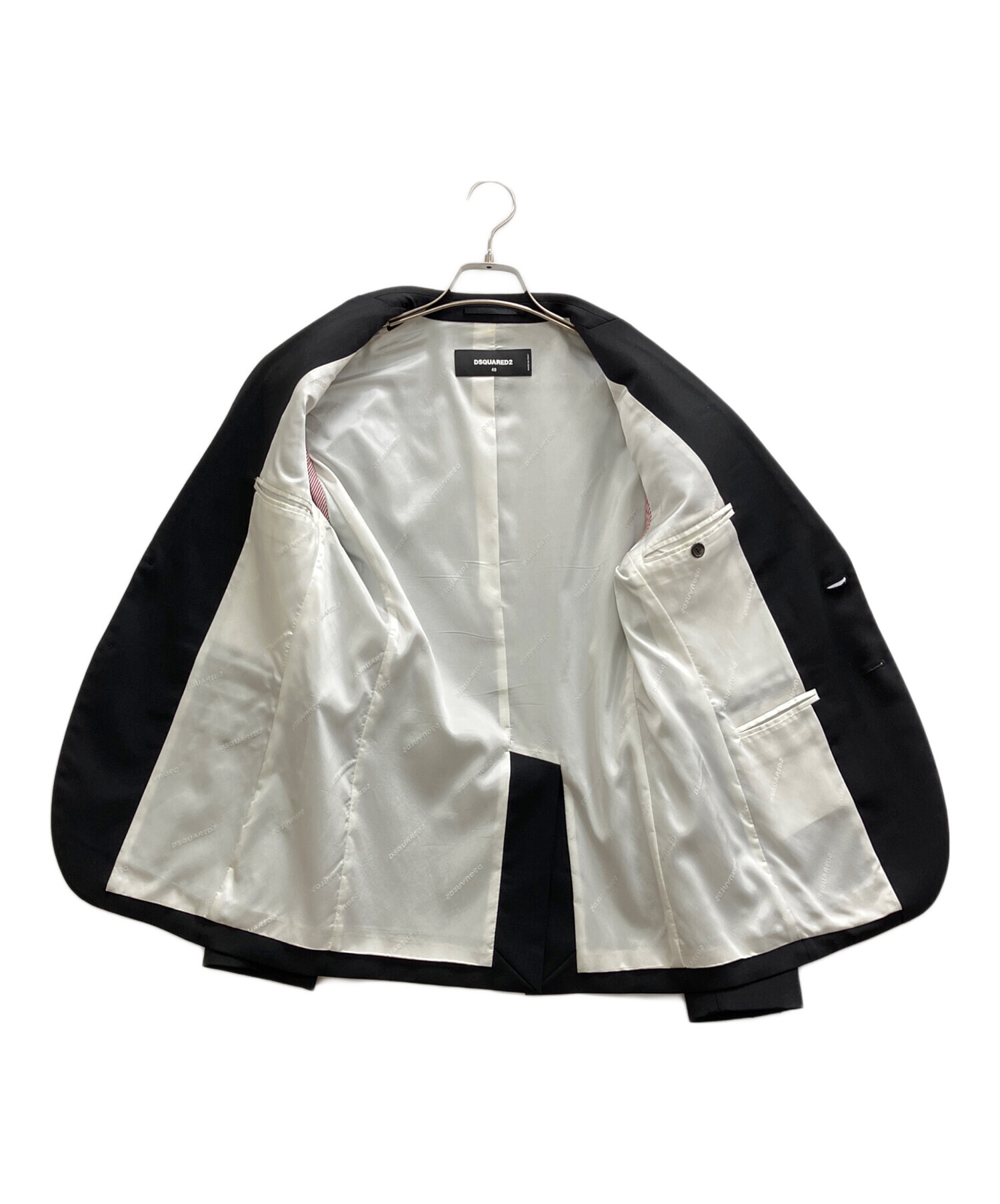 中古・古着通販】DSQUARED2 (ディースクエアード) レザートリムジップ