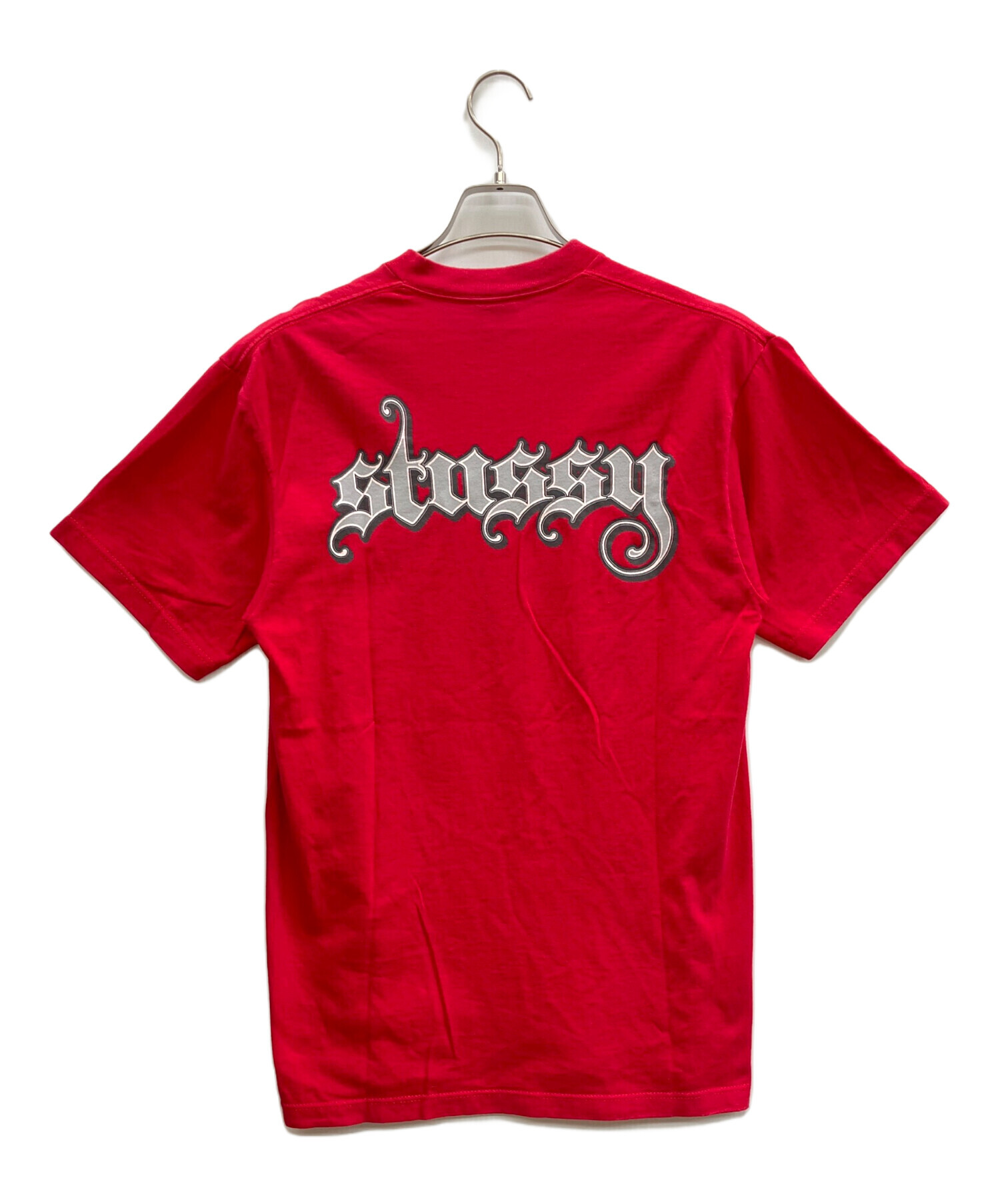 中古・古着通販】stussy (ステューシー) SロゴプリントTシャツ レッド