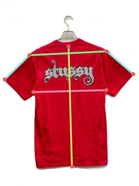 中古・古着通販】stussy (ステューシー) SロゴプリントTシャツ レッド