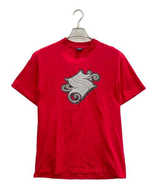 中古・古着通販】stussy (ステューシー) SロゴプリントTシャツ レッド