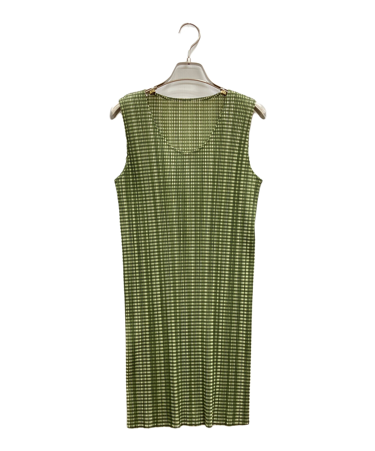 PLEATS PLEASE バイカラー斜めプリーツチュニック 中古・古着通販】PLEATS PLEASE (プリーツプリーズ) プリーツ