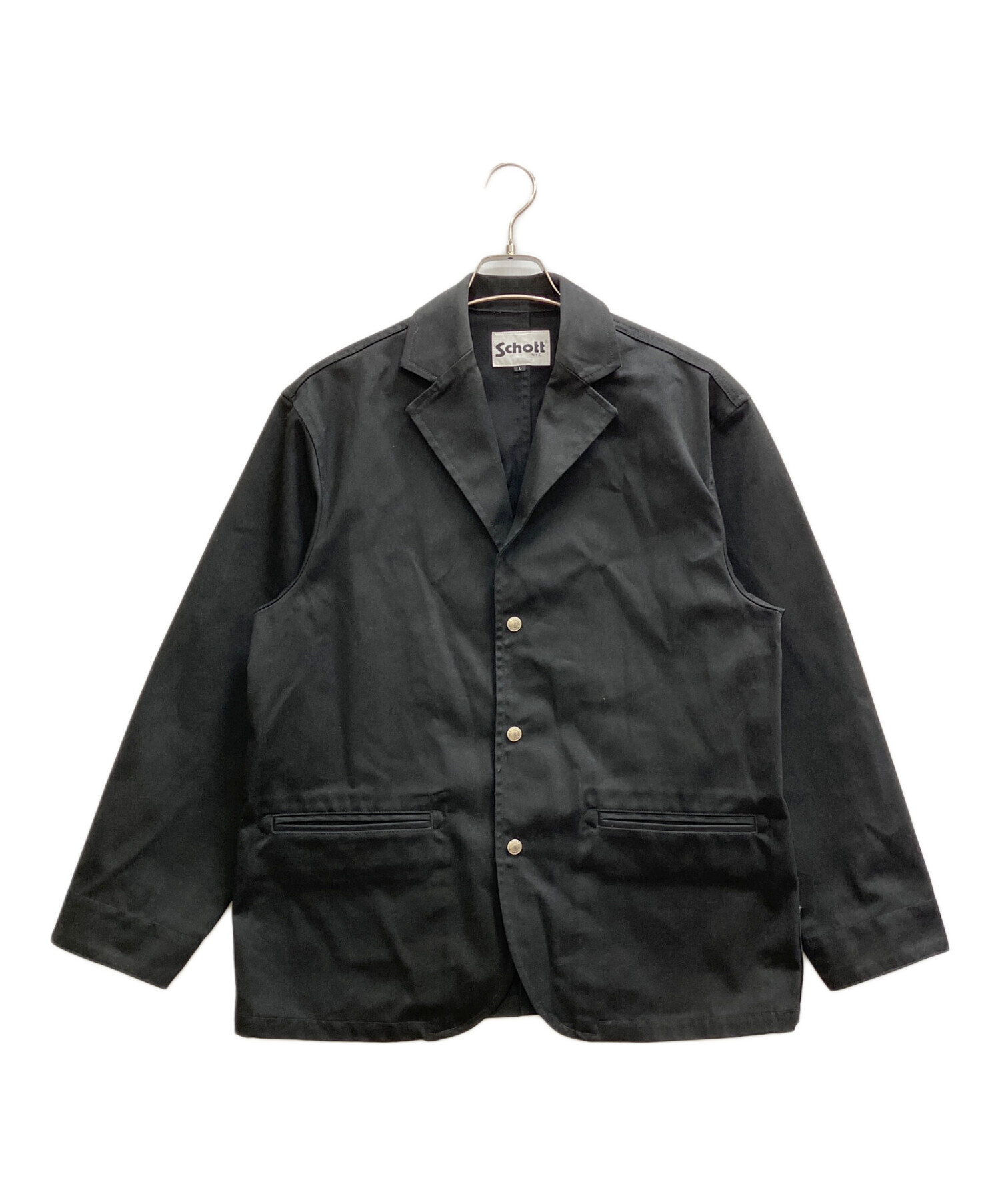 Schott TC WORK 3B JACKET XL ブラック Schott N.Y.C（ショット