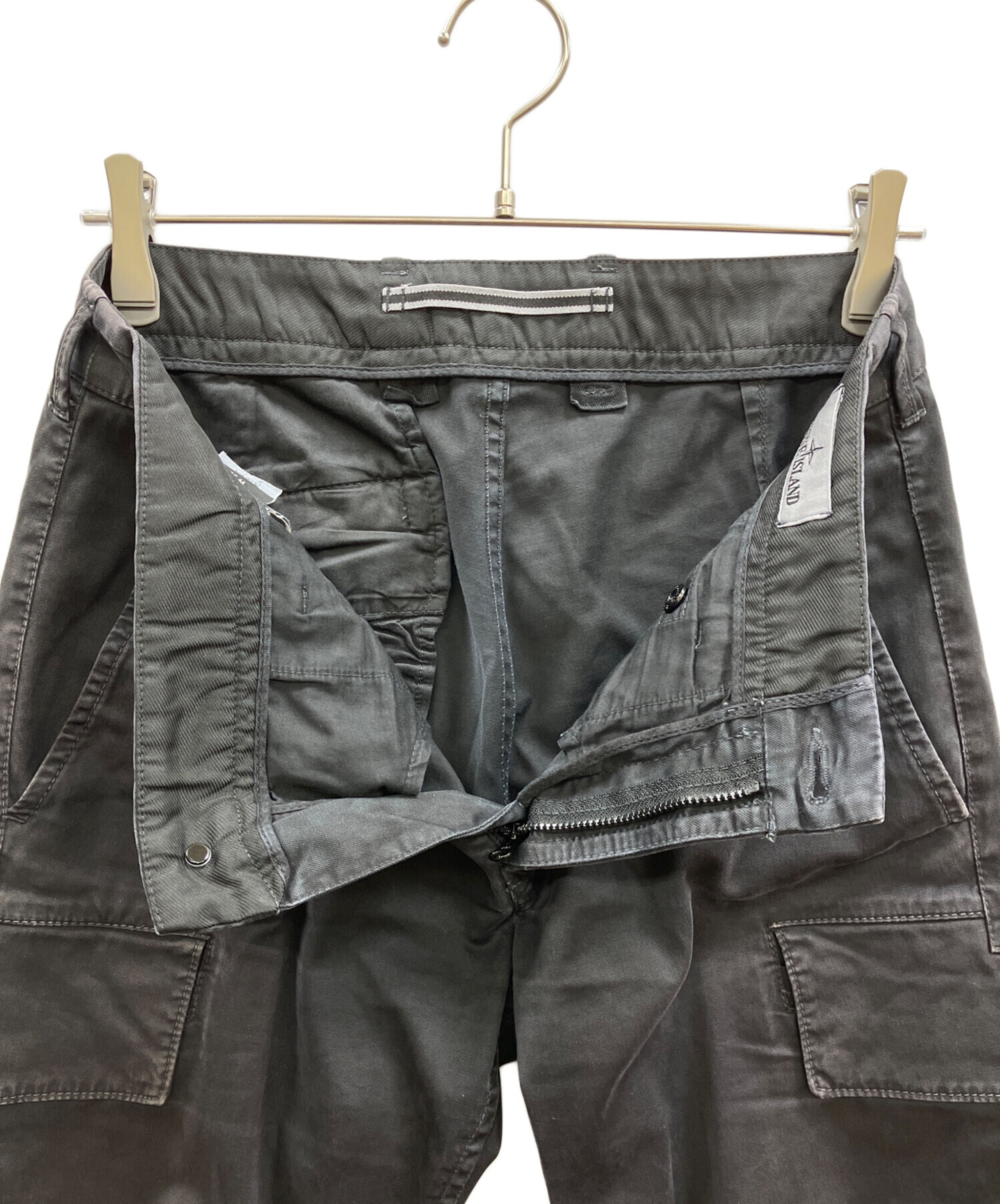 S*n様 STONE  ストーンアイランド カーゴパンツ W30 ワ 中古・古着通販】STONE ISLAND (ストーンアイランド) TYPE SK Cargo