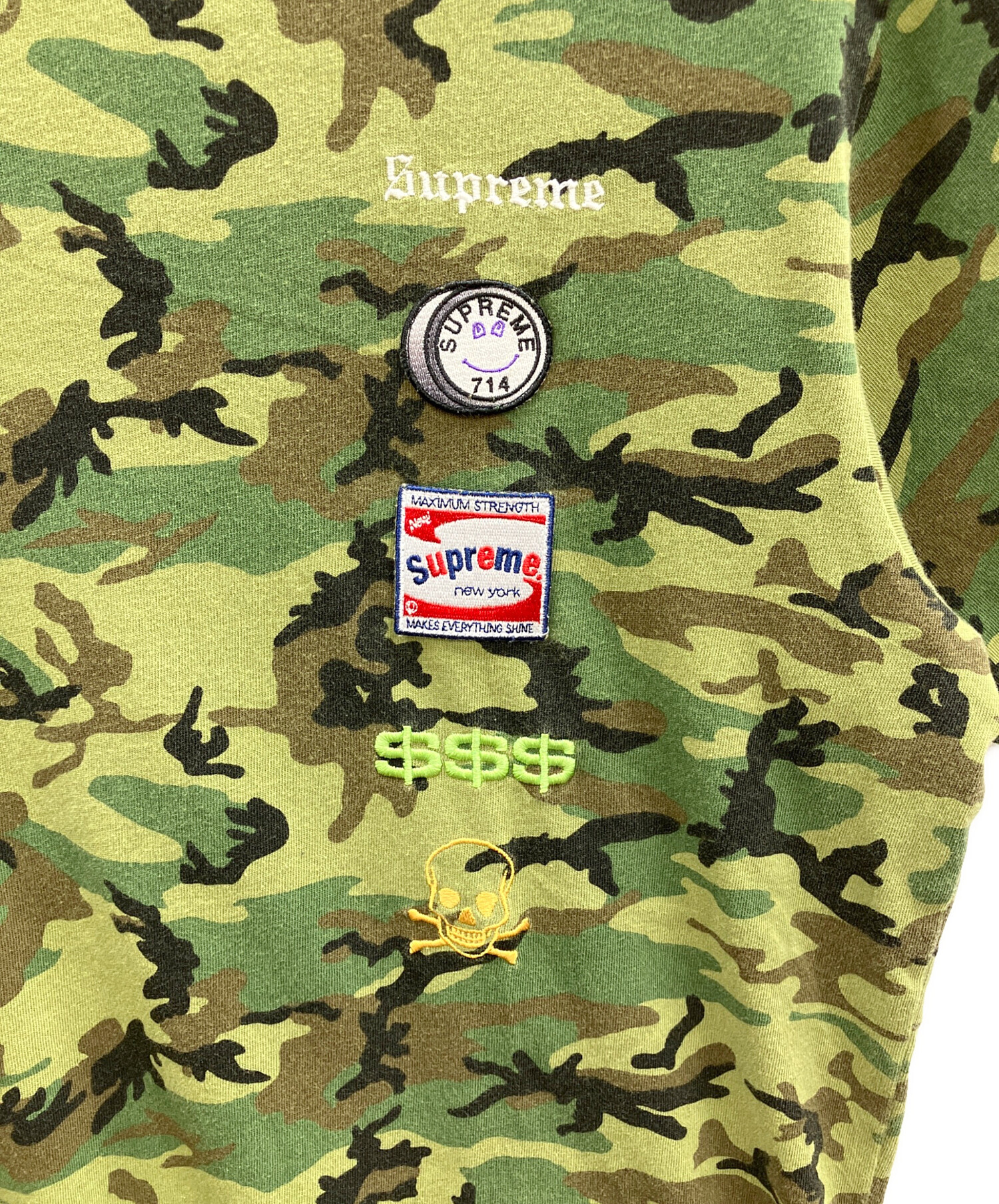 中古・古着通販】SUPREME (シュプリーム) Crane S/S TOP カーキ サイズ