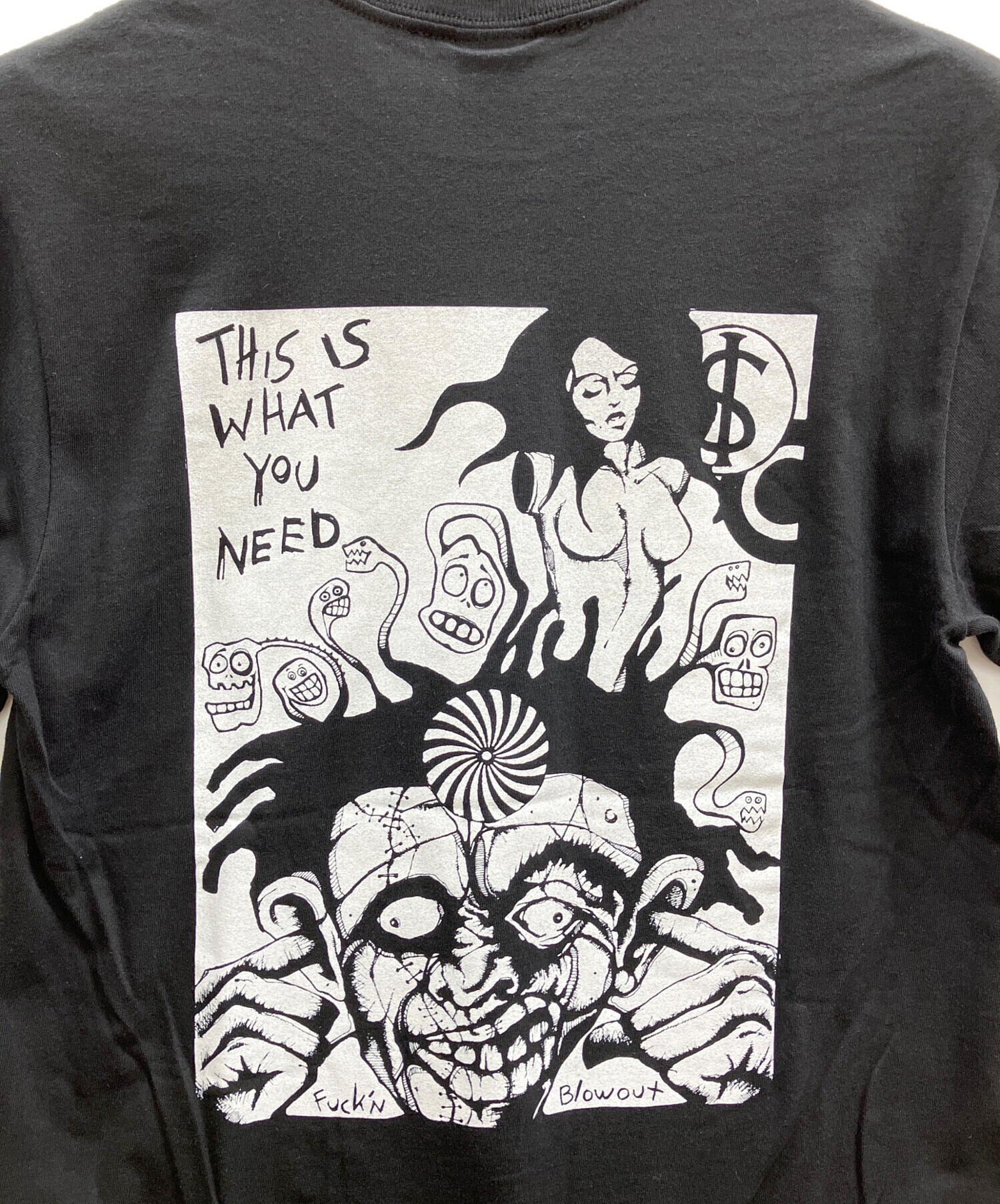 supreme Fuckin Blowout Tee シュプリーム Tシャツ 中古・古着通販】SUPREME (シュプリーム) Fuckin Blowout TEE ブラック