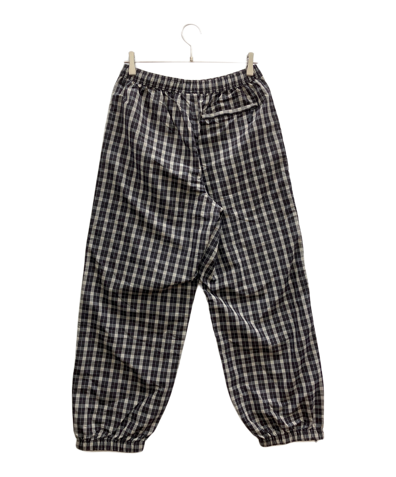 中古・古着通販】Supreme (シュプリーム) Plaid Warm Up Pant ブラック