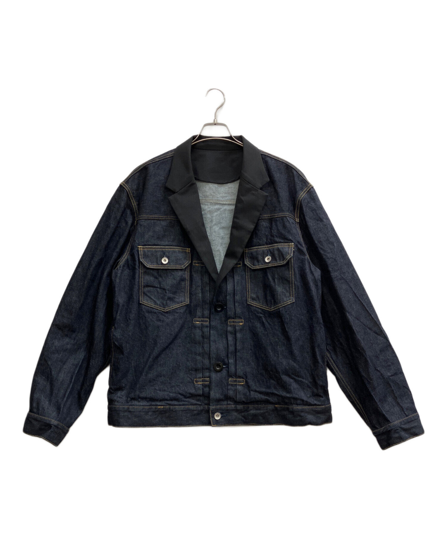 中古・古着通販】sacai (サカイ) スタンドカラーデニムジャケット