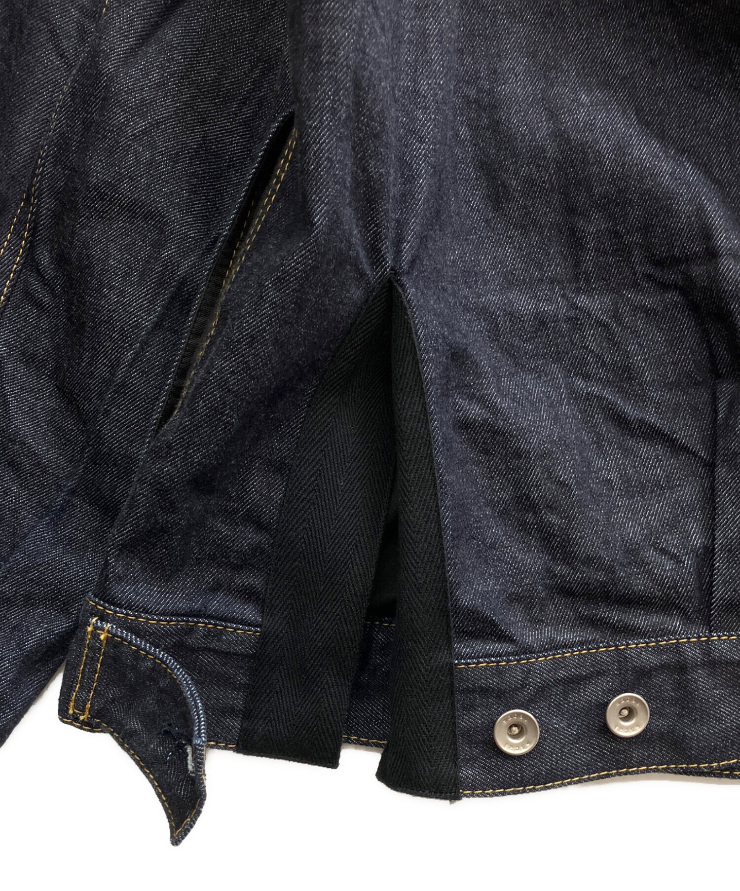 中古・古着通販】sacai (サカイ) スタンドカラーデニムジャケット