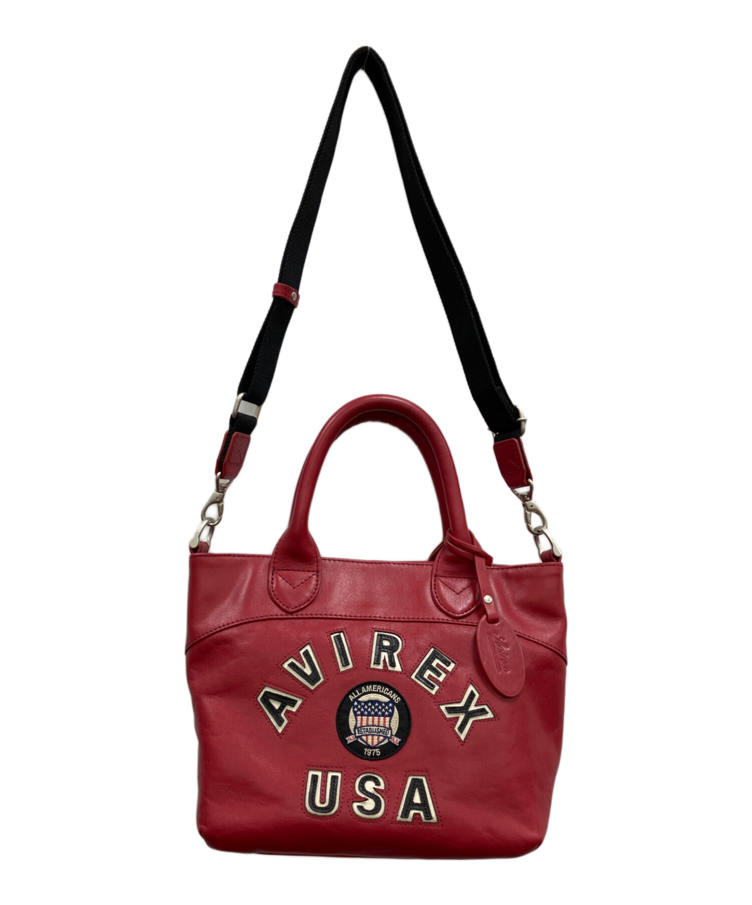 中古・古着通販】AVIREX (アヴィレックス) VARSITY LEATHER MINI TOTE