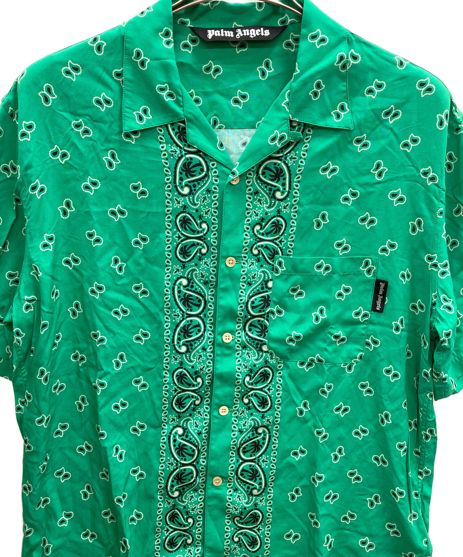 【セール】Palm Angels ベースボール ボーリングシャツ 中古・古着通販】Palm Angels (パーム エンジェルス) PAISLEY BOWLING