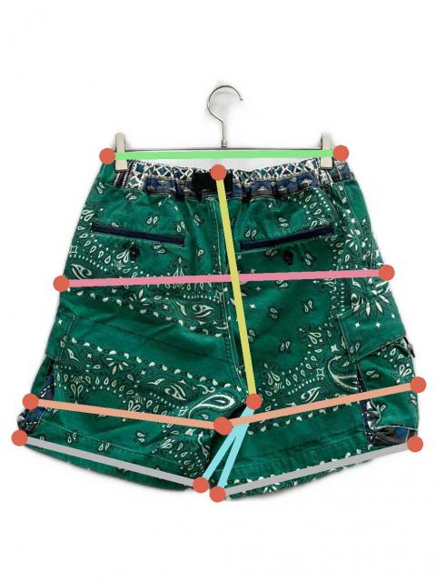 中古・古着通販】sacai (サカイ) Bandana Print Shorts グリーン