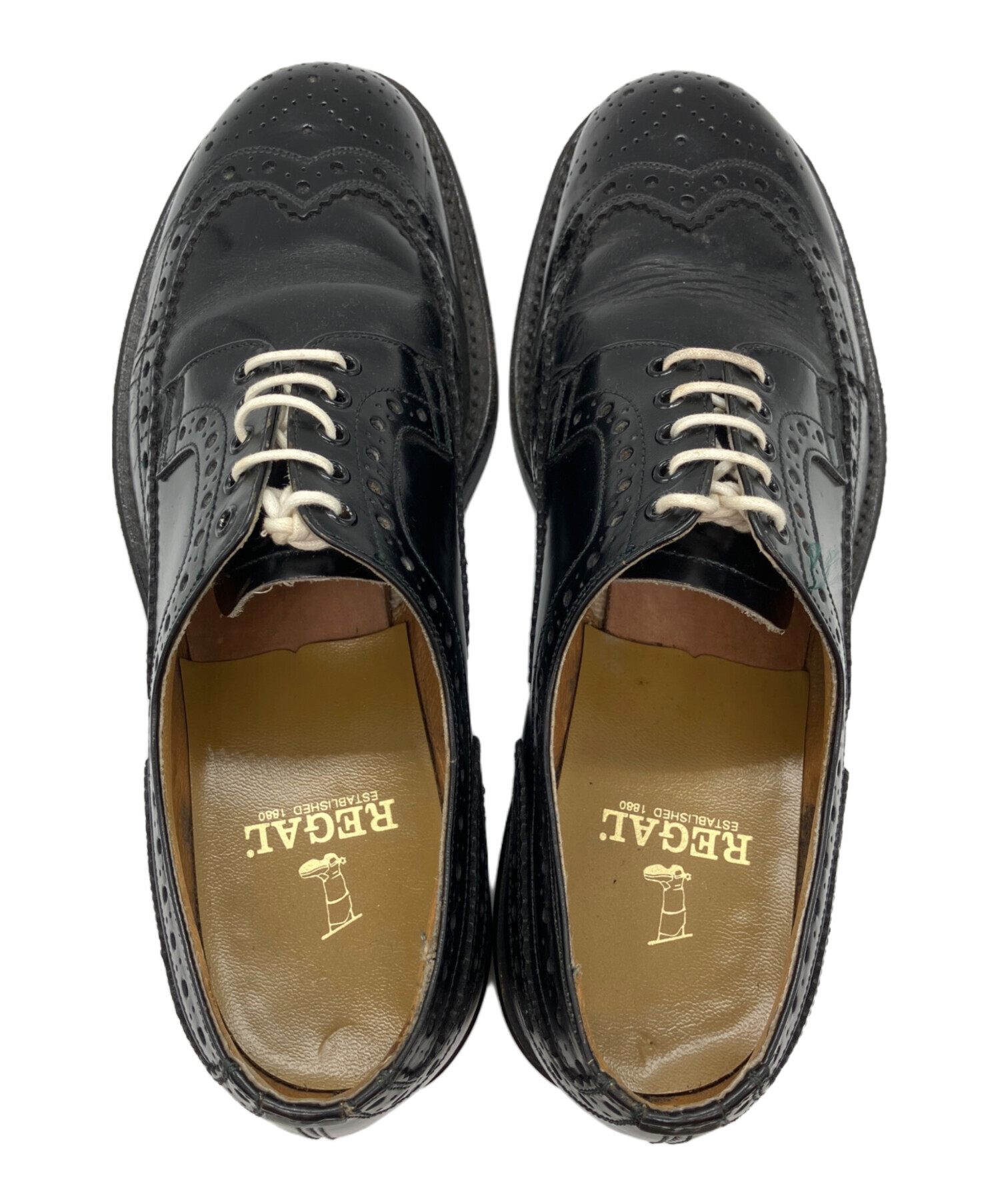 未使用級　REGAL Shoe & Co　ウィングチップ　ブローグシューズ　25 未使用級 REGAL Shoe & Co ウィングチップ ブローグシューズ 25 中古