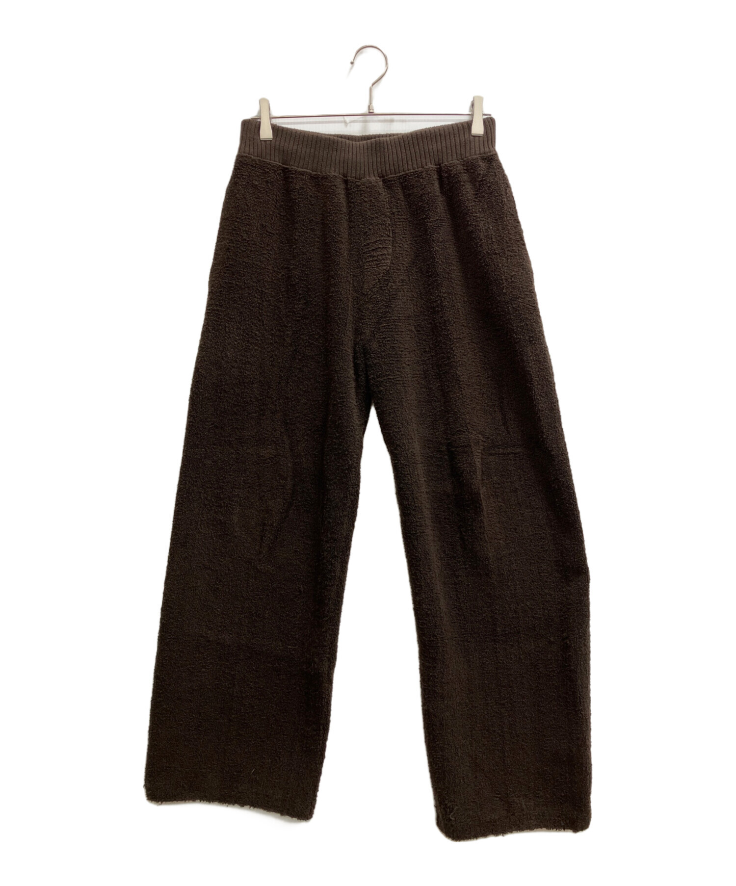 Isa Boulder ニットパンツ 中古・古着通販】ISA BOULDER (イザボールダー) ニットパンツ ブラウン