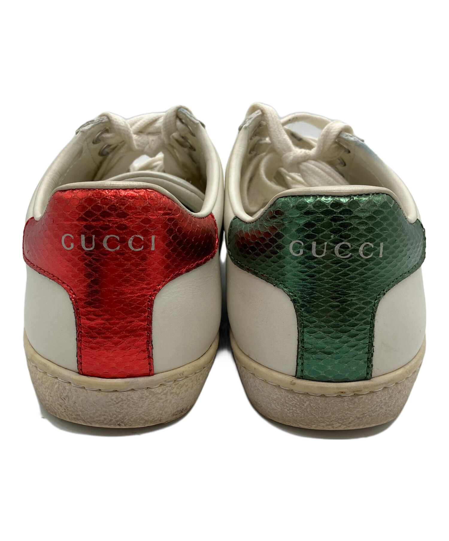 GUCCI スニーカー　サイズ26.5cm 中古品 中古・古着通販】GUCCI (グッチ) エース パッチ ロートップ スニーカー