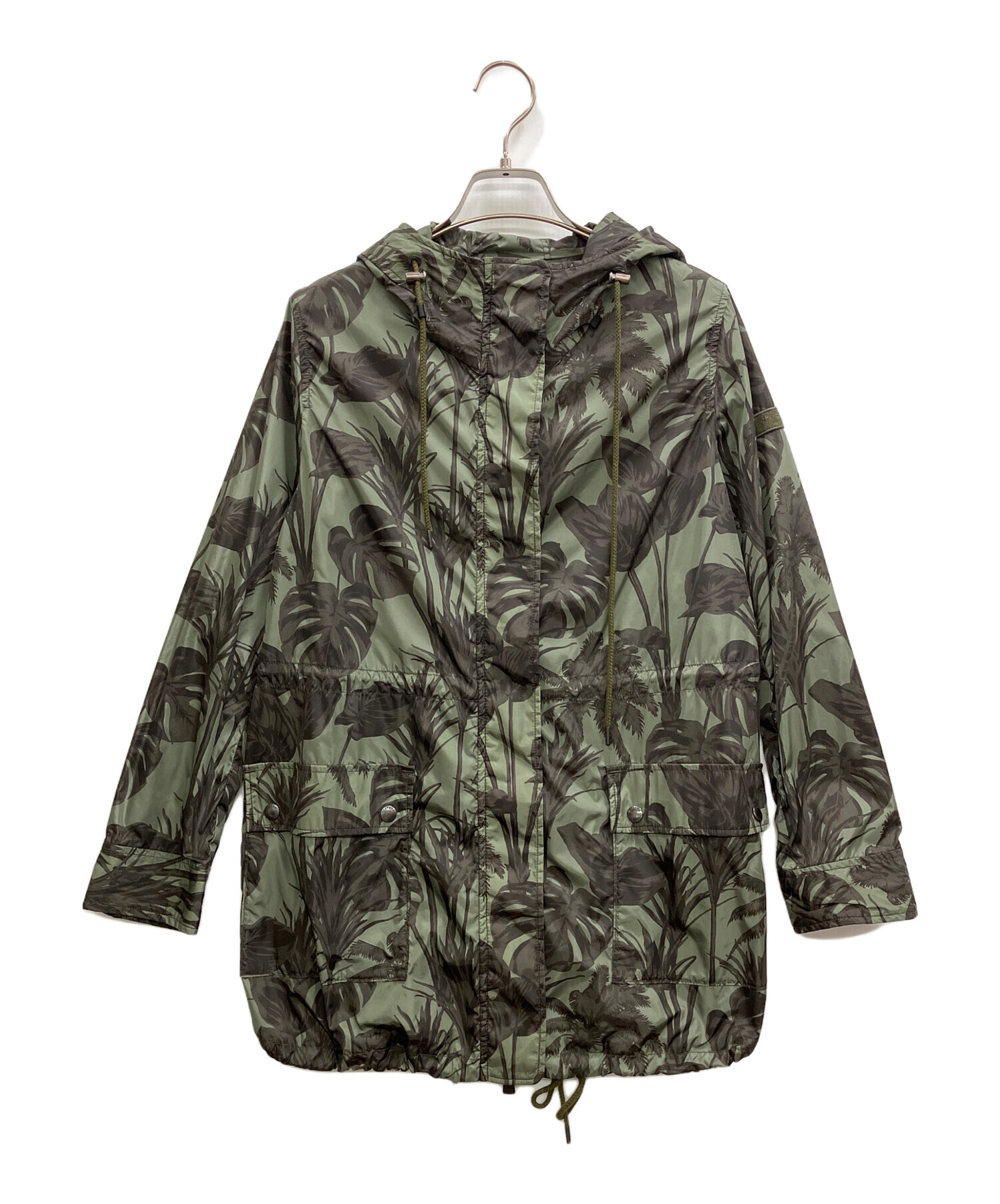 TATRAS タトラス ボタニカル柄 ナイロンブルゾン カーキ 03 Lサイズ 中古・古着通販】TATRAS (タトラス) ボタニカルナイロンジャケット
