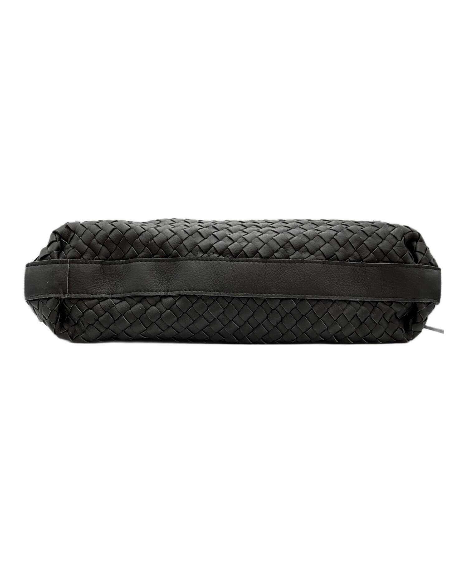 中古・古着通販】Llife (ライフ) COW LEATHER MESH BAG ブラック