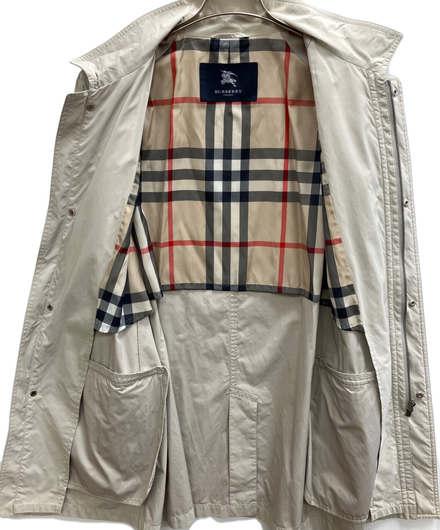 BURBERRY LONDON バーバリーロンドン ステンカラーコート 中古・古着通販】BURBERRY LONDON (バーバリーロンドン) ステンカラー