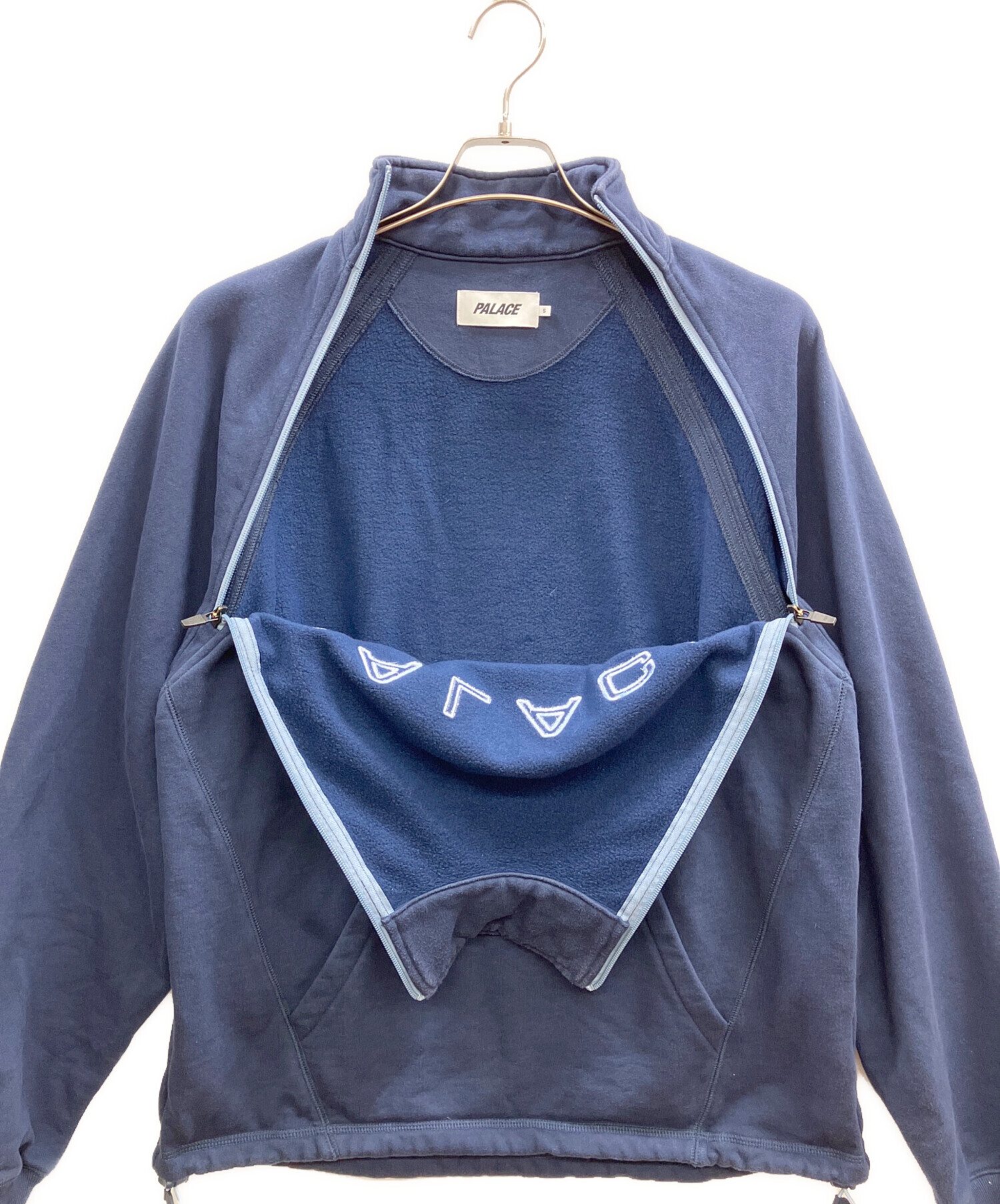 中古・古着通販】PALACE (パレス) DOUBLE ZIP FUNNEL ネイビー サイズ