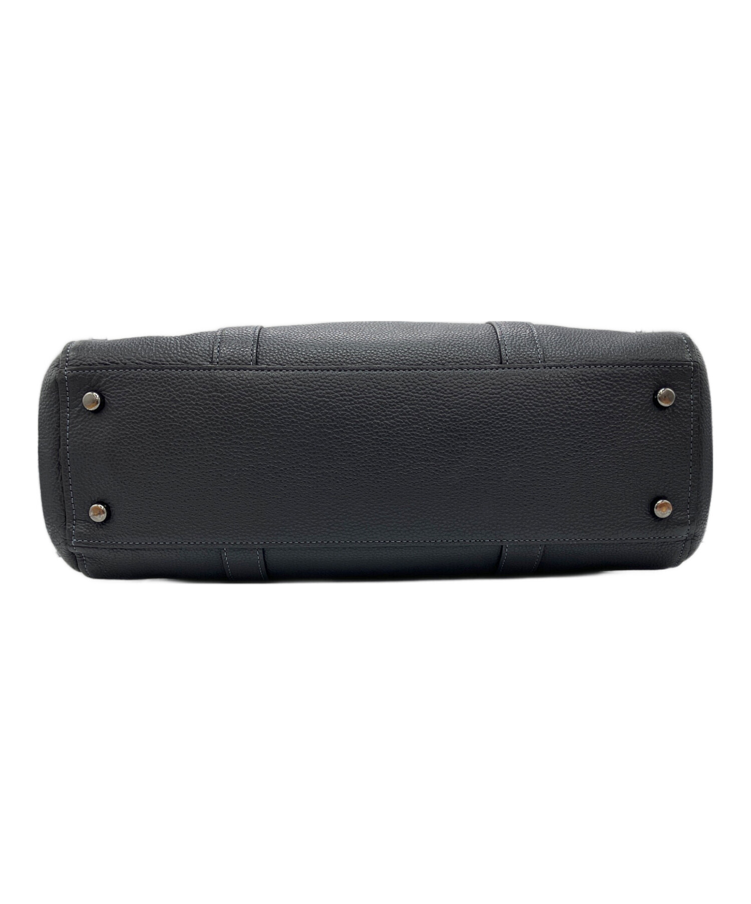 中古・古着通販】COACH (コーチ) ダブルハンドルトートバッグ ネイビー