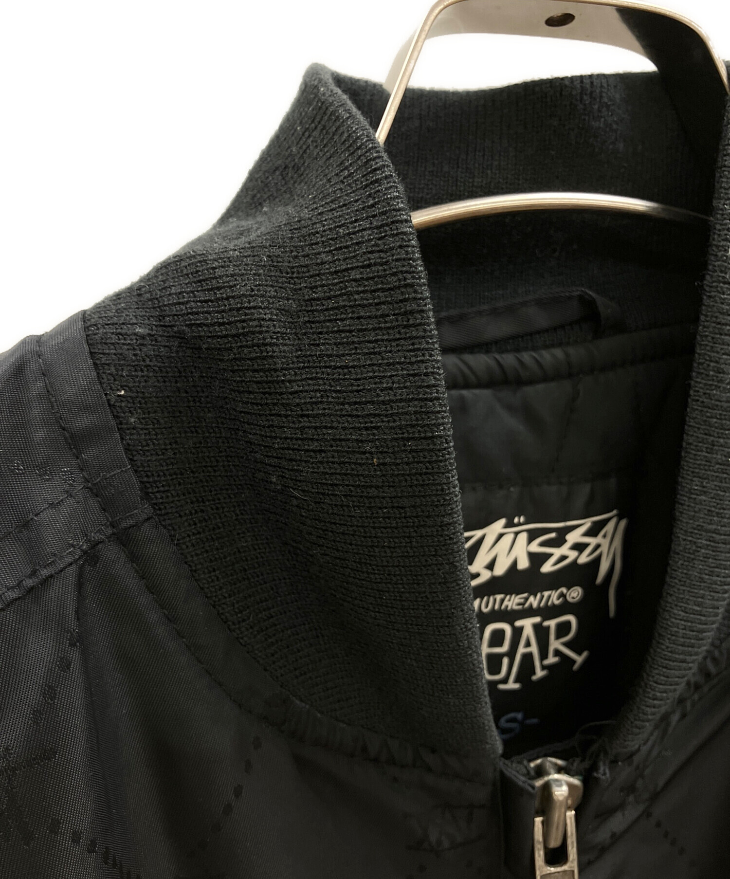 中古・古着通販】stussy (ステューシー) モノグラムMA-1ジャケット