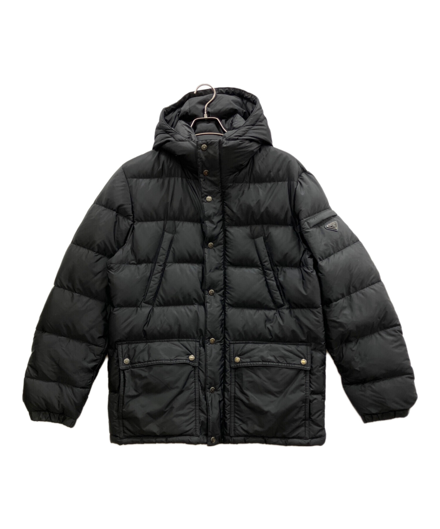 中古・古着通販】PRADA (プラダ) トライアングルプレートダウン