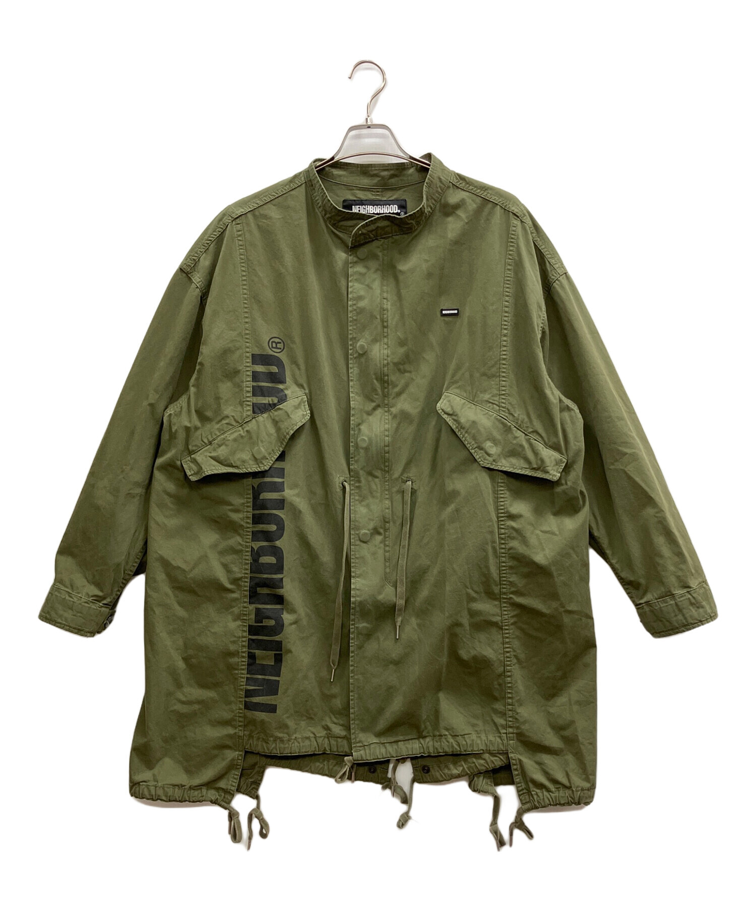 中古・古着通販】NEIGHBORHOOD (ネイバーフッド) モッズコート カーキ