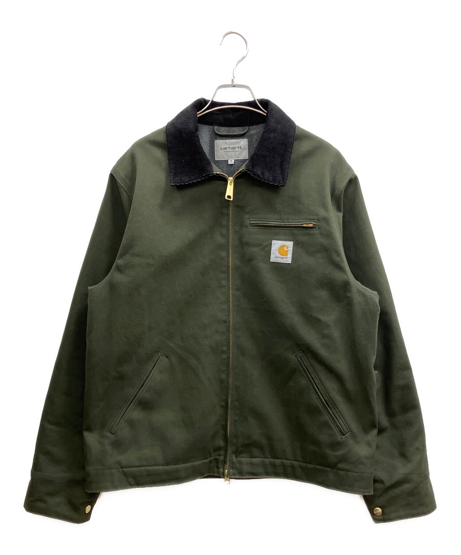 Carhartt　デトロイトジャケット　ブラック　グリーン　フェード 中古・古着通販】Carhartt WIP (カーハート ワーク イン プログレス