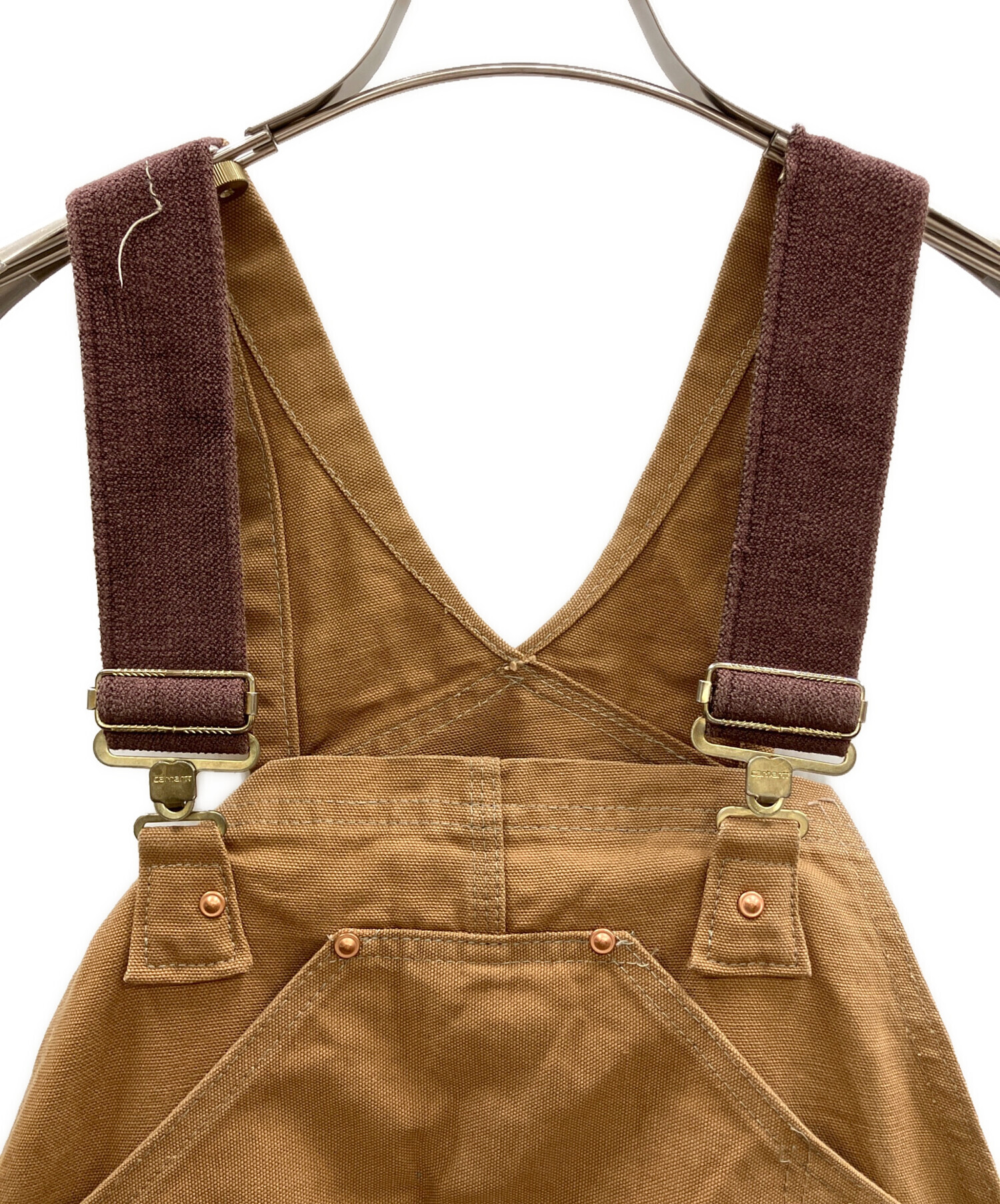 中古・古着通販】CarHartt (カーハート) ダブルニーオーバーオール