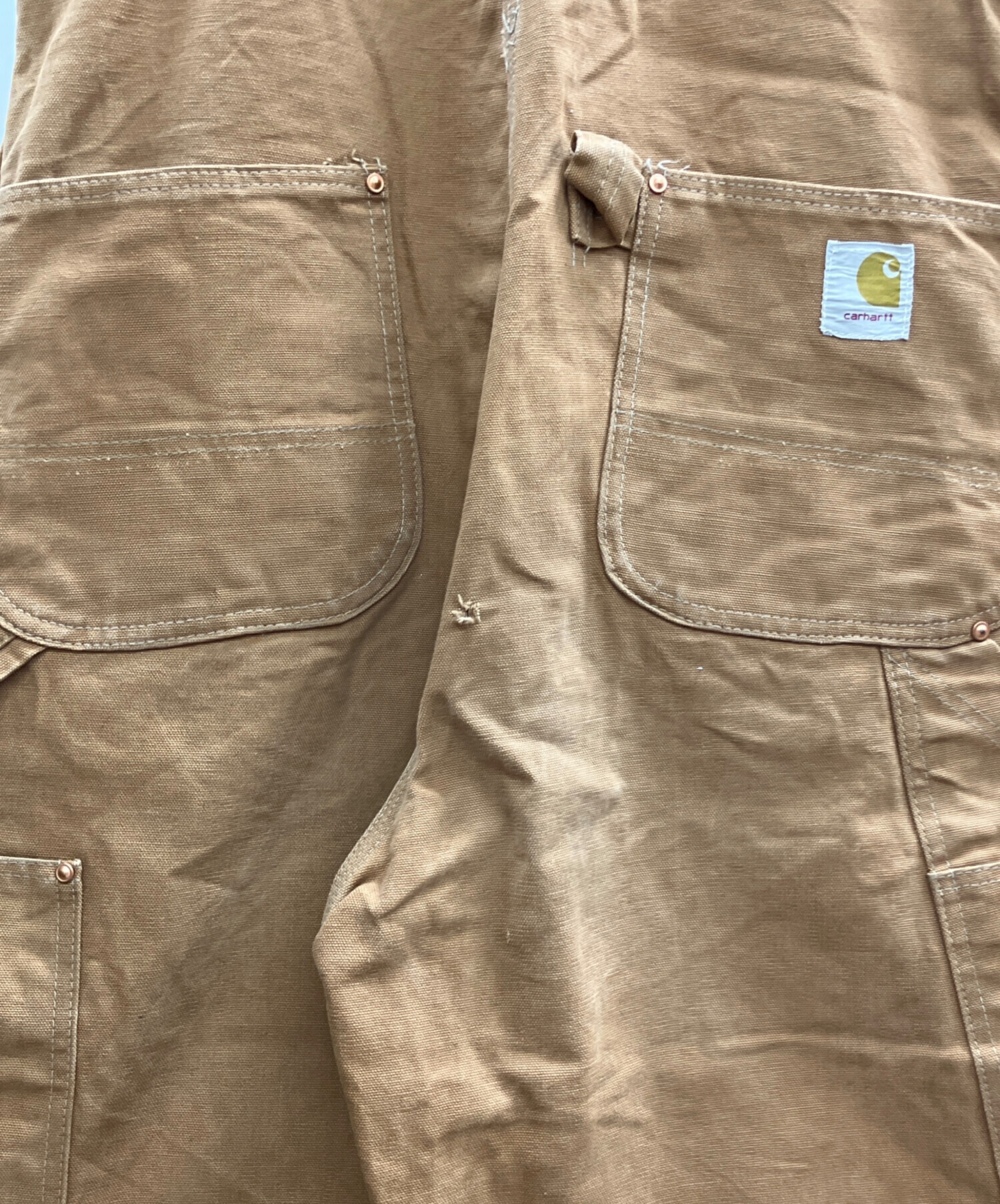 中古・古着通販】CarHartt (カーハート) ダブルニーオーバーオール