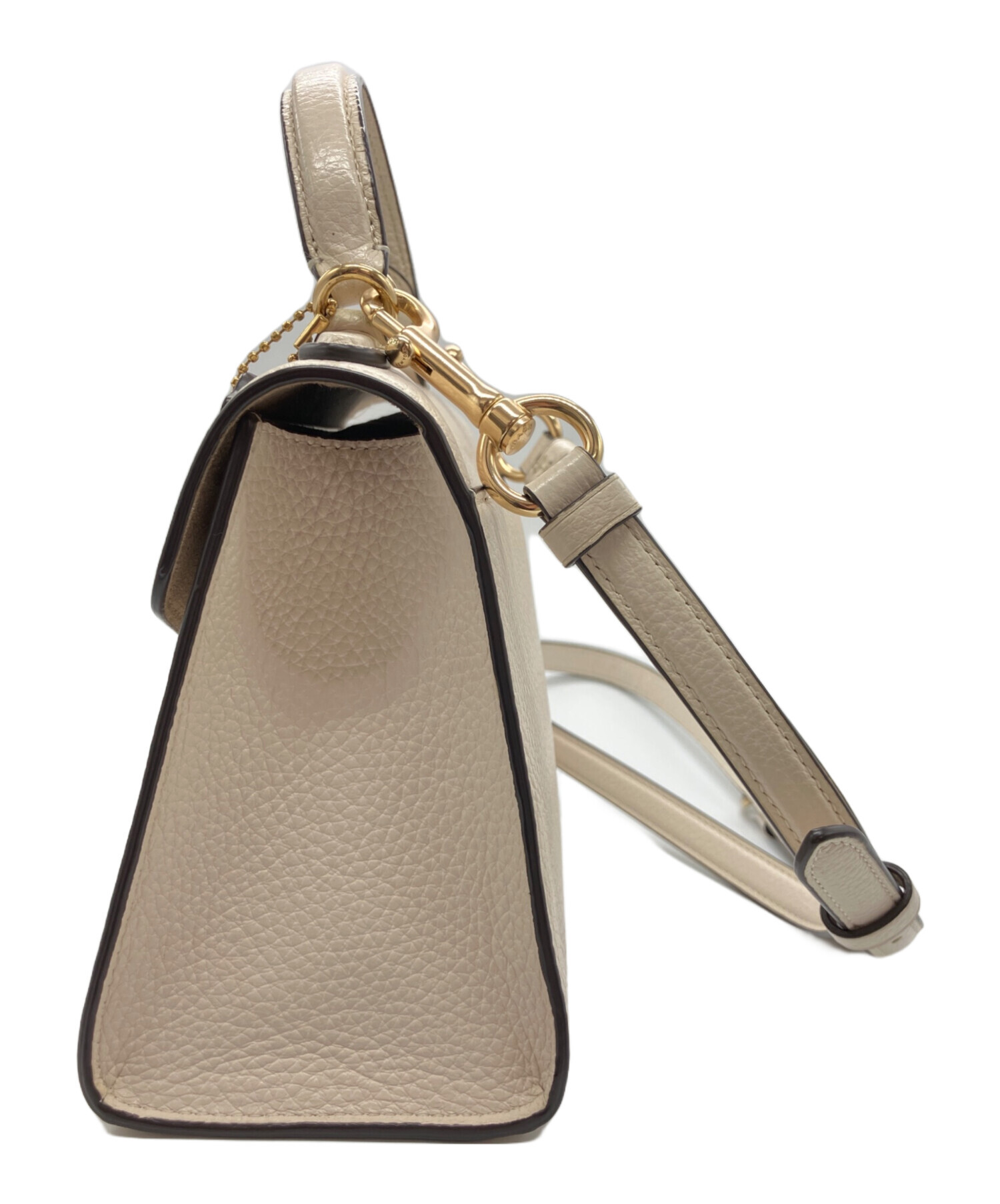 中古・古着通販】COACH (コーチ) ペッパーサッチェル アイボリー