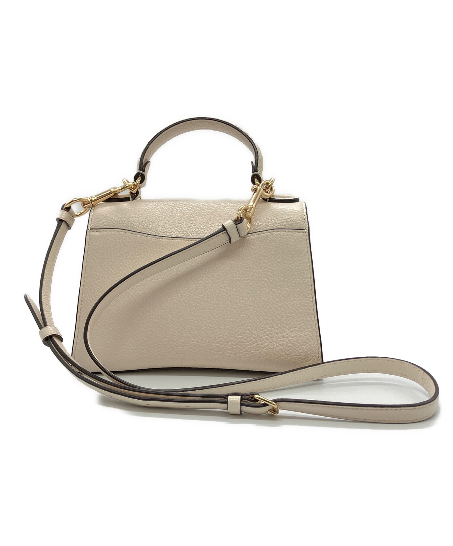 中古・古着通販】COACH (コーチ) ペッパーサッチェル アイボリー