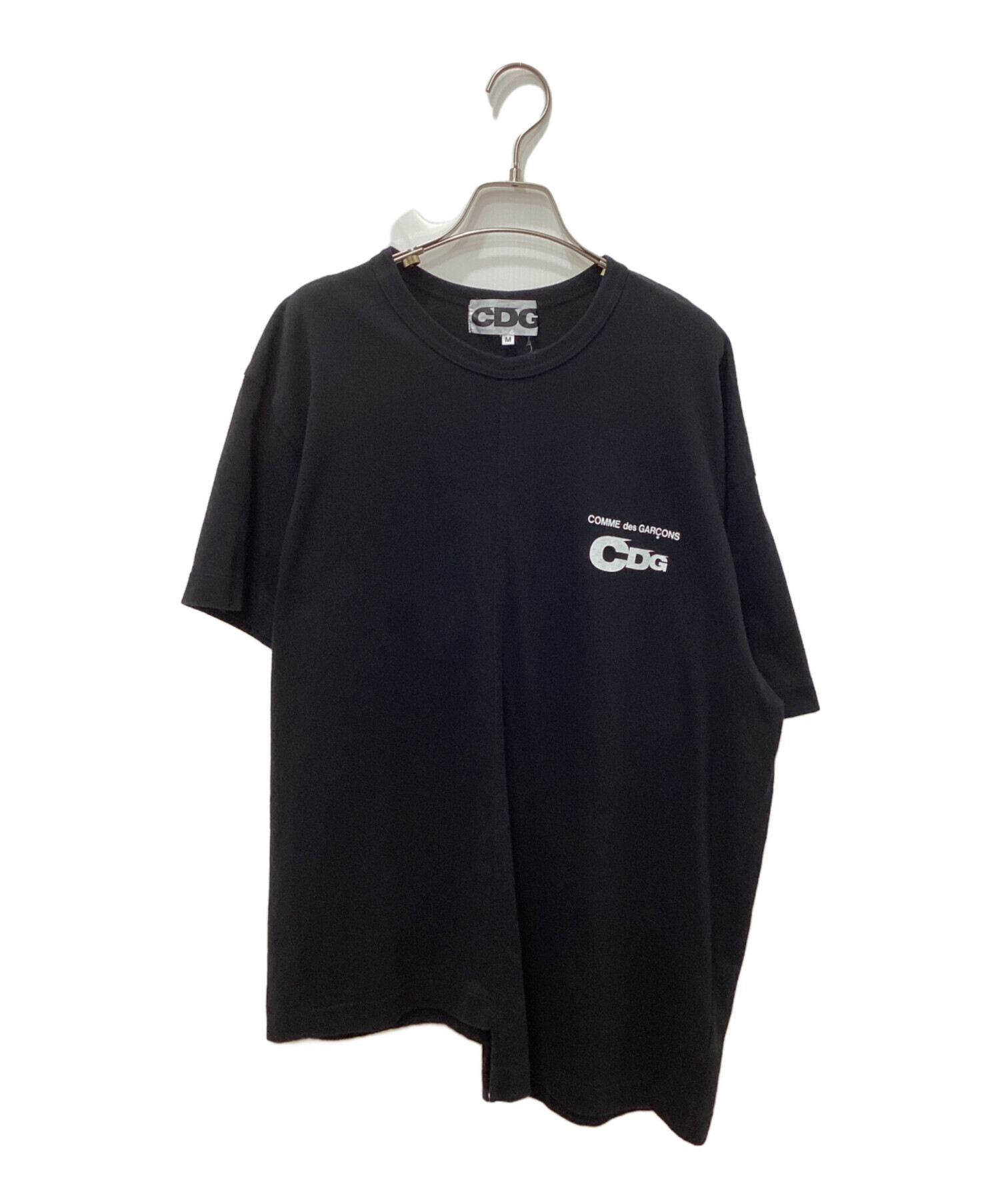 中古・古着通販】CDG (シーディージー) アシンメトリーデザインTシャツ