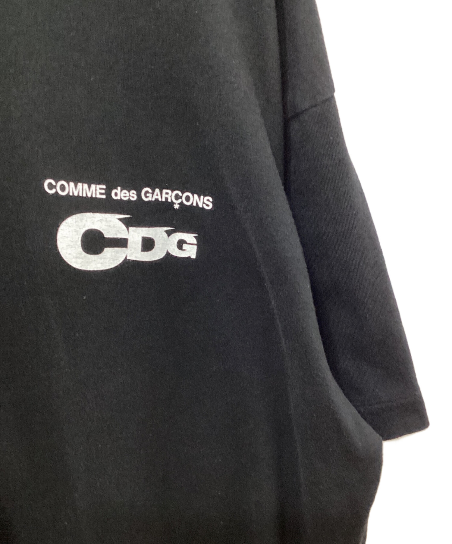 中古・古着通販】CDG (シーディージー) アシンメトリーデザインTシャツ